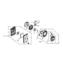 Generac 006001-0 starter & air cleaner diagram