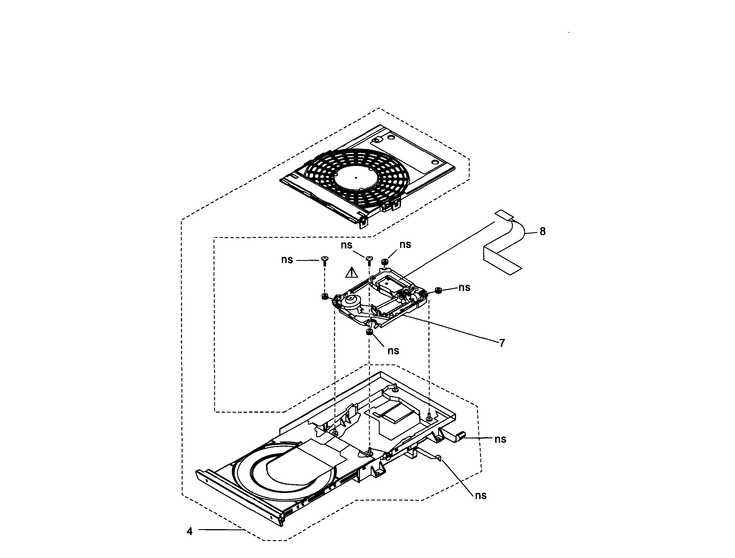 Sony BDP-BX510 bd section diagram