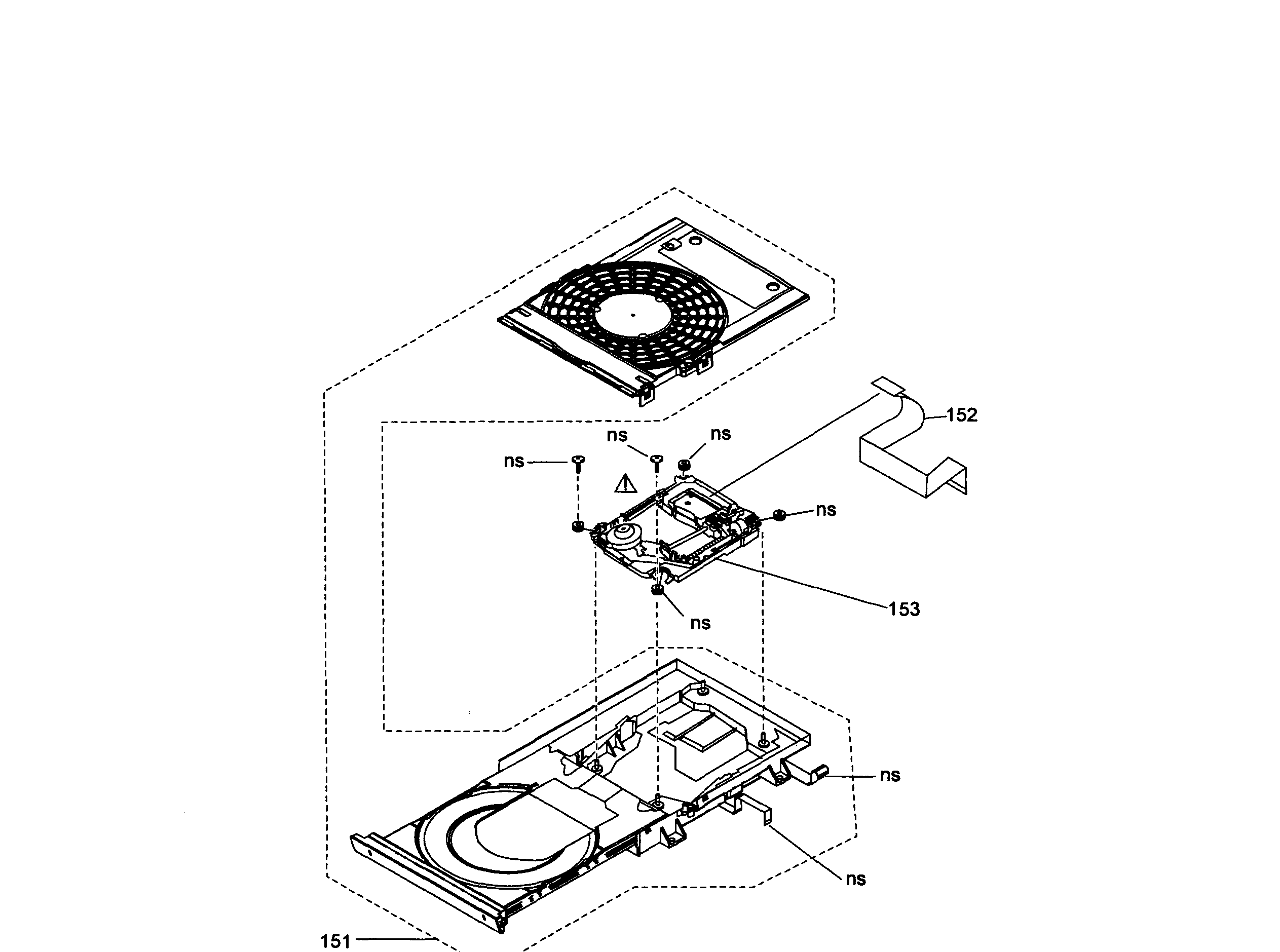Sony BDP-S1100 bd section diagram