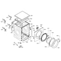 Bosch WAS20160UC/38 frame & door diagram