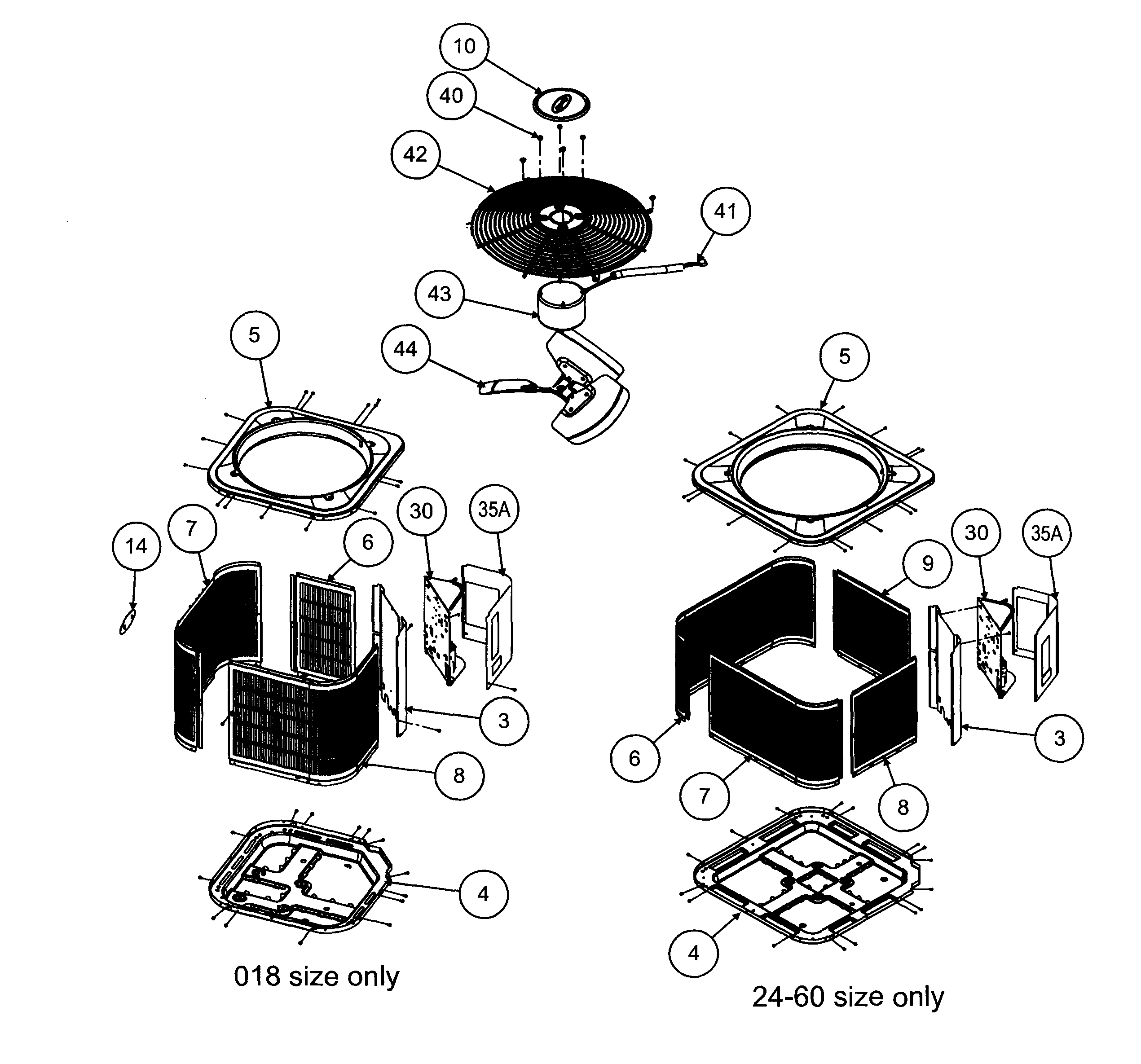 Carrier 24ACC630A0030010 cabinet 1 diagram