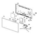 Samsung UN40F6400AFXZA-UU04 cabinet parts diagram