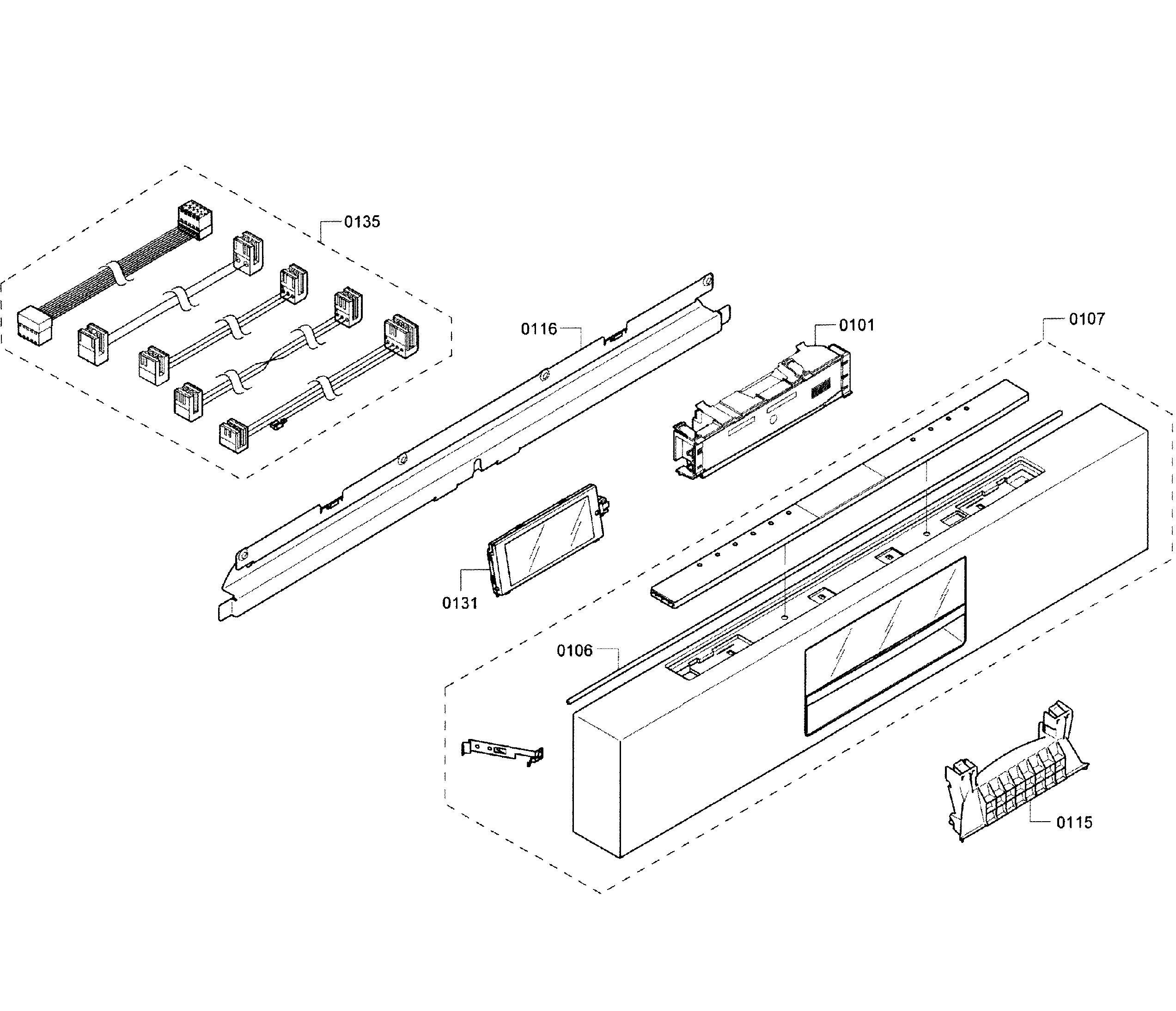 Bosch SHE8PT55UC/02 control panel diagram