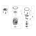 Samsung WA45H7000AW/A2-00 tub parts diagram