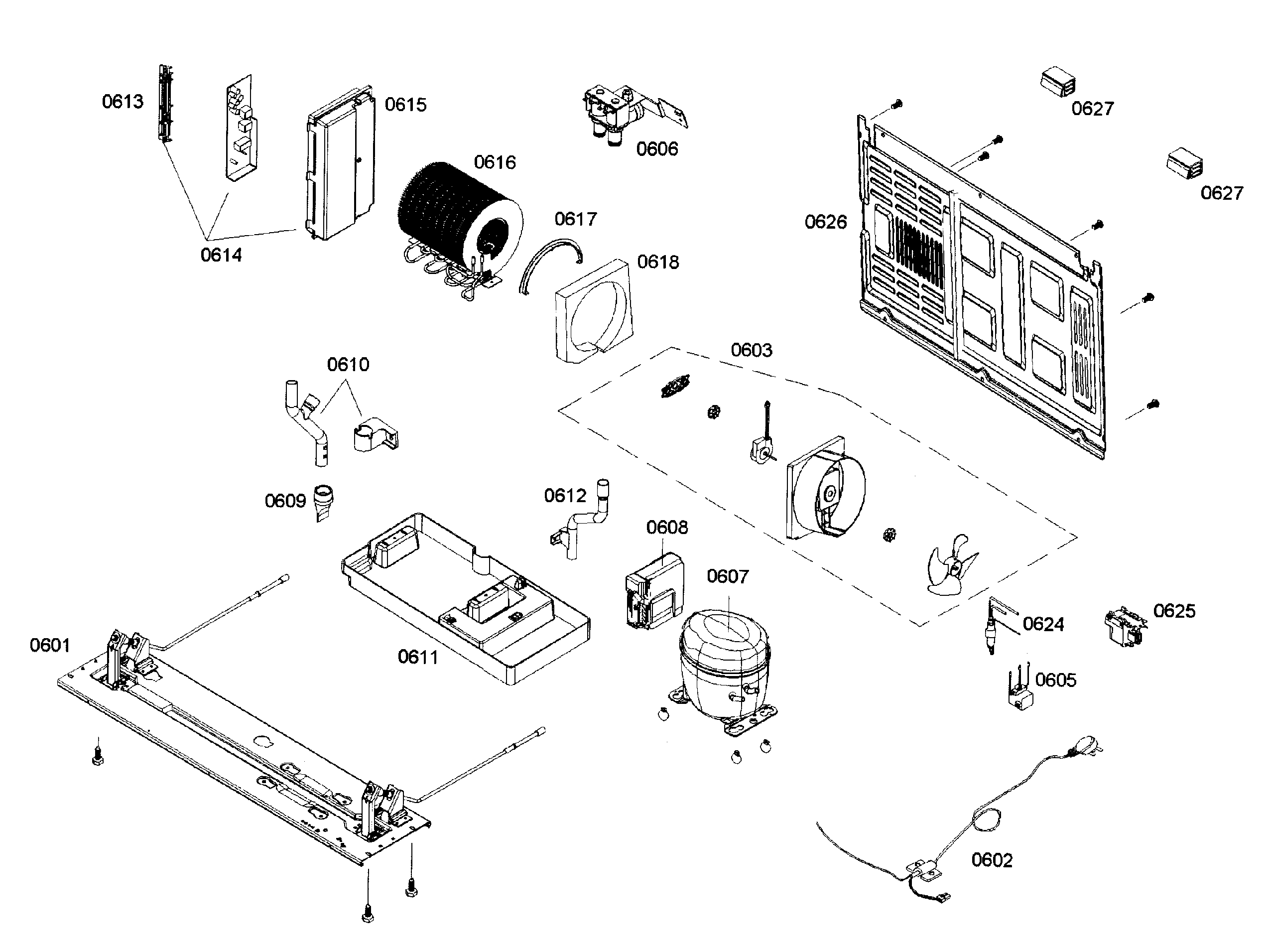 Bosch B22CS50SNS/03 compressor diagram