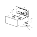 Samsung UN50H6350AFXZA-AH01 cabinet parts diagram