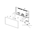 Samsung UN50H6400AFXZA-AS01 cabinet parts diagram