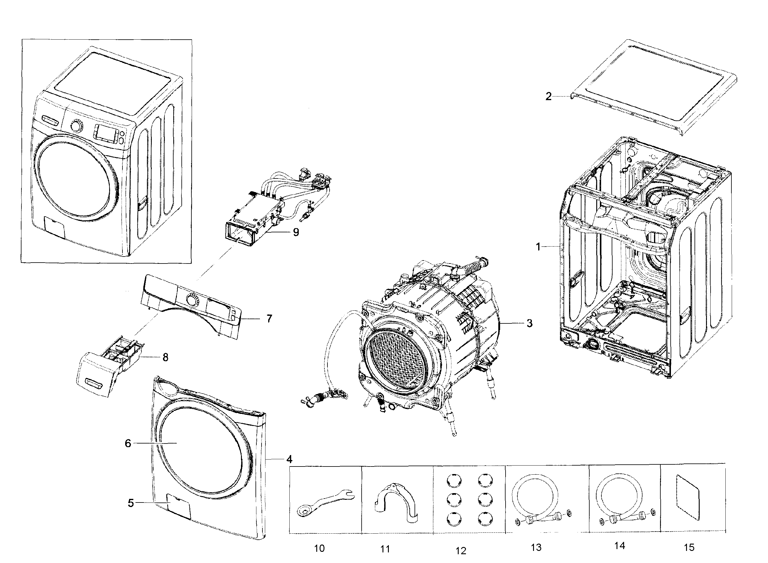 Samsung запчасти. ASSY House Driver Samsung.