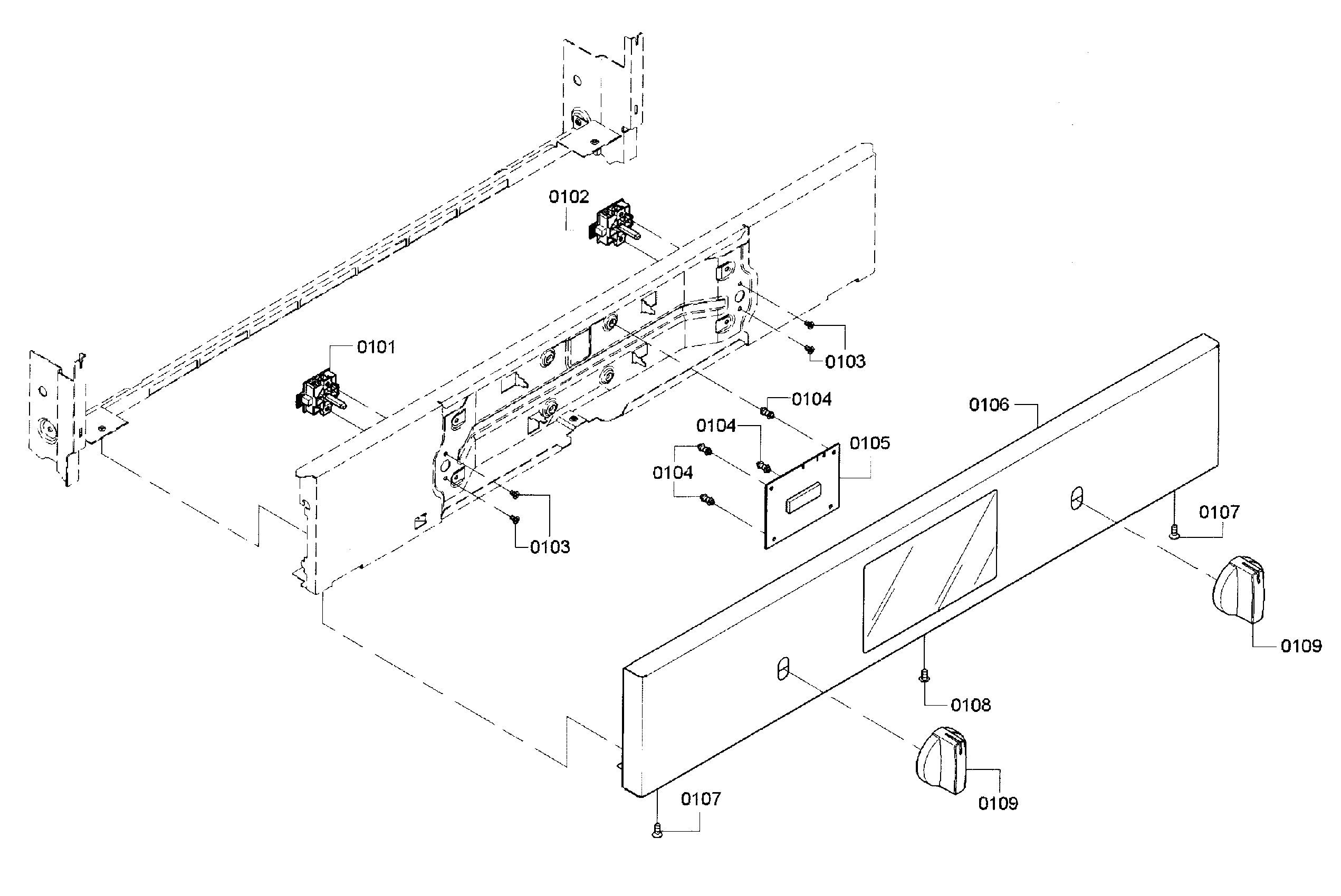 Bosch HBL5351UC/01 control panel diagram