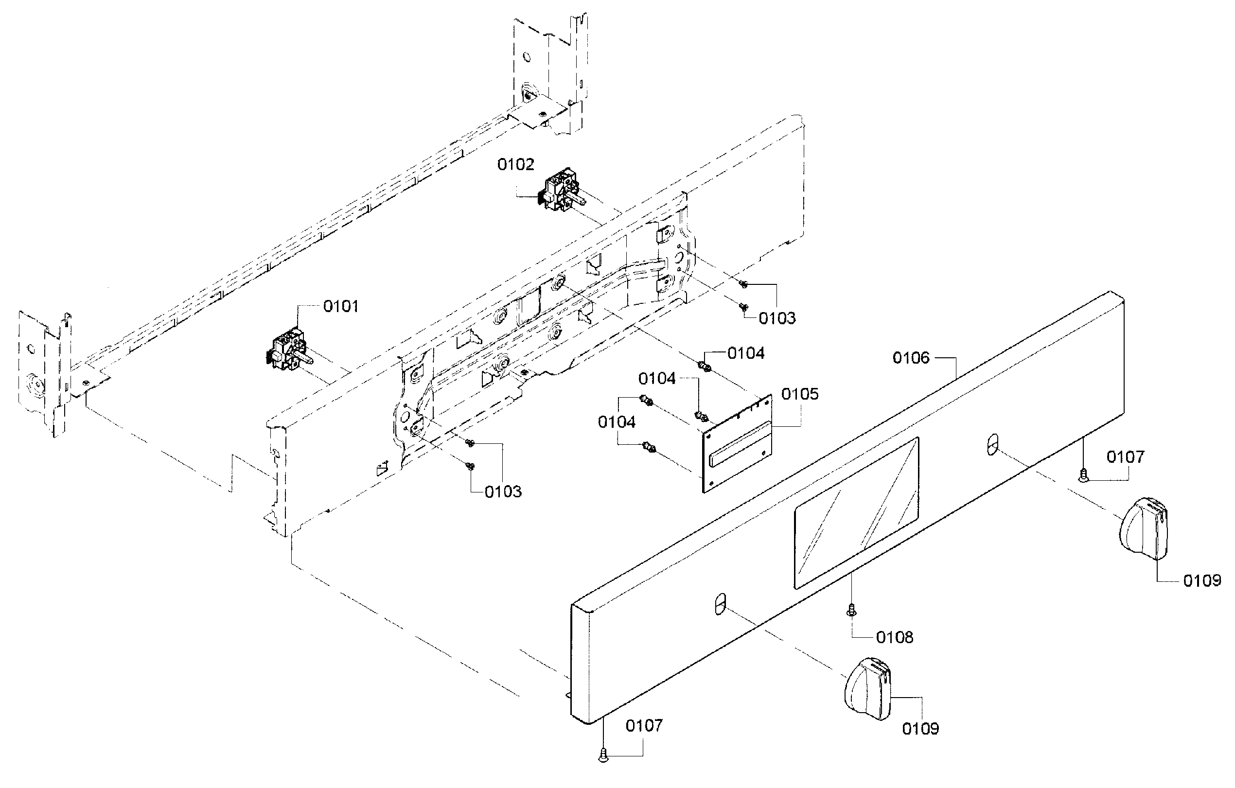 Bosch HBL5651UC/01 control panel diagram