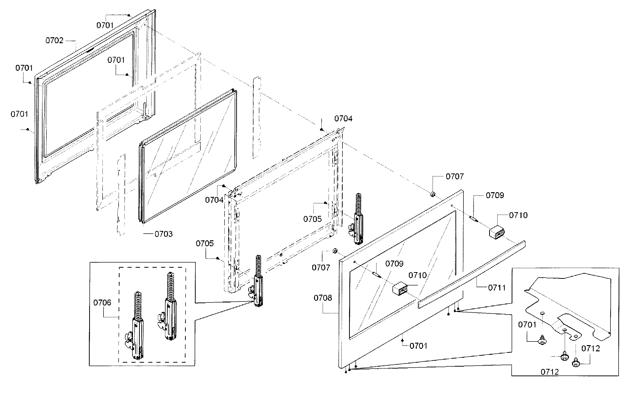 Bosch HBL5651UC/01 door-lower diagram