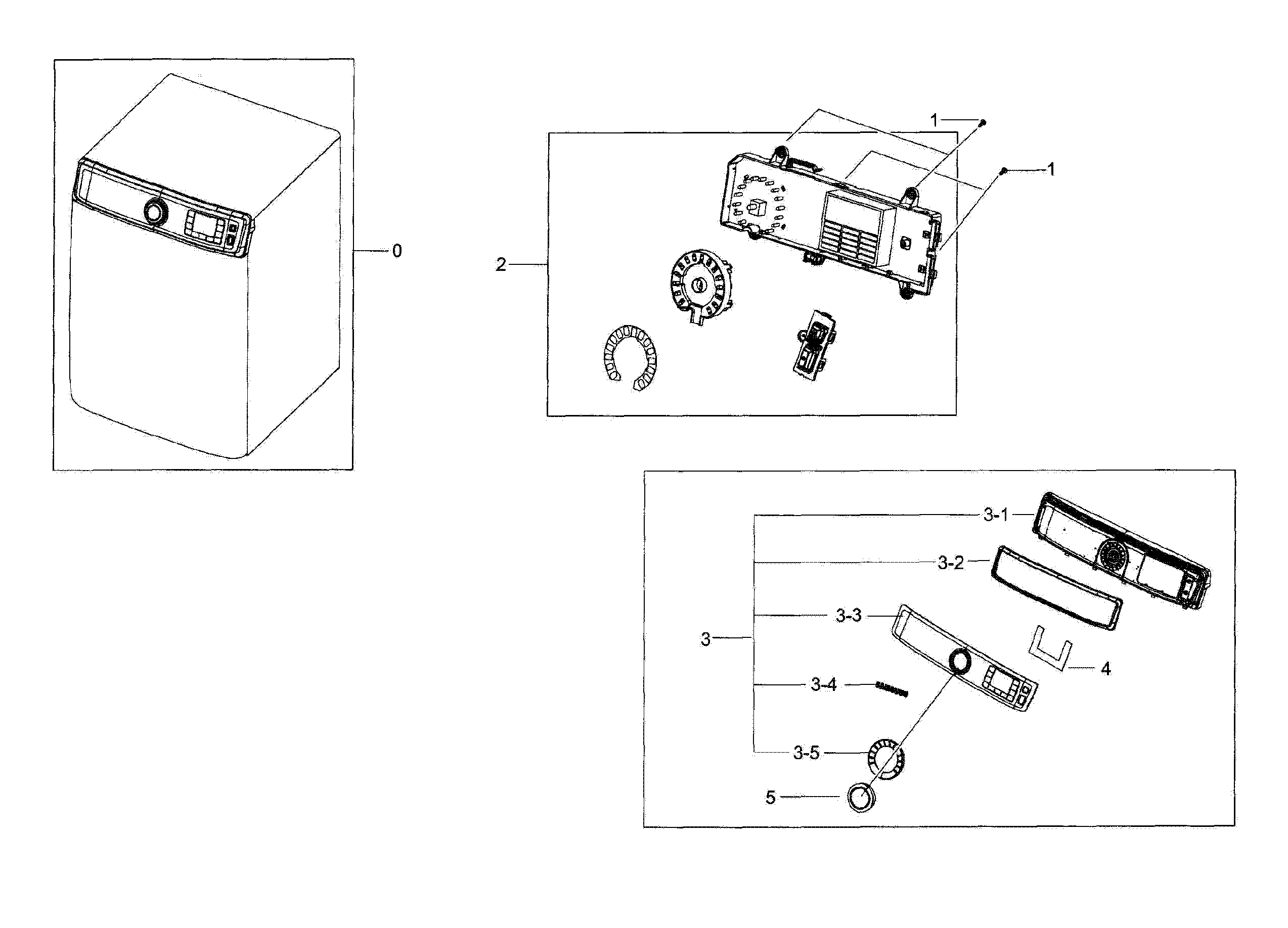 Samsung DV56H9100GG/A2-00 control panel diagram