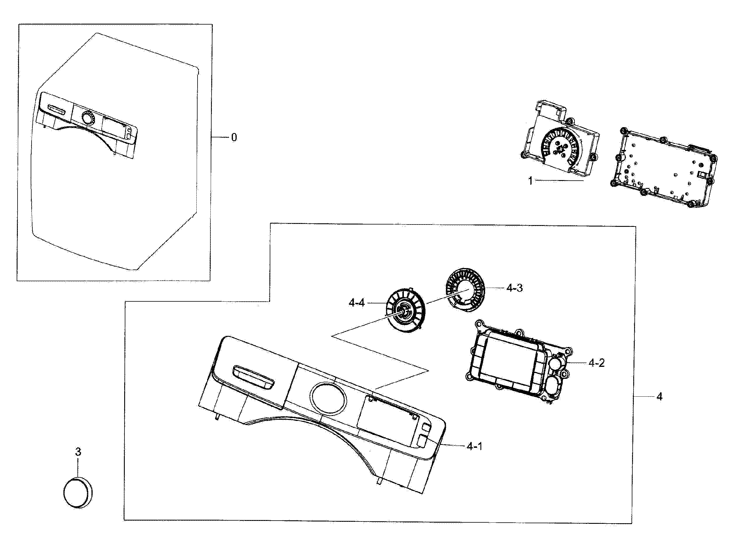 Samsung WF42H5200AP/A2-00 control panel diagram