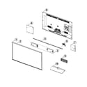 Samsung UN50H5500AFXZA-WH01 cabinet parts diagram