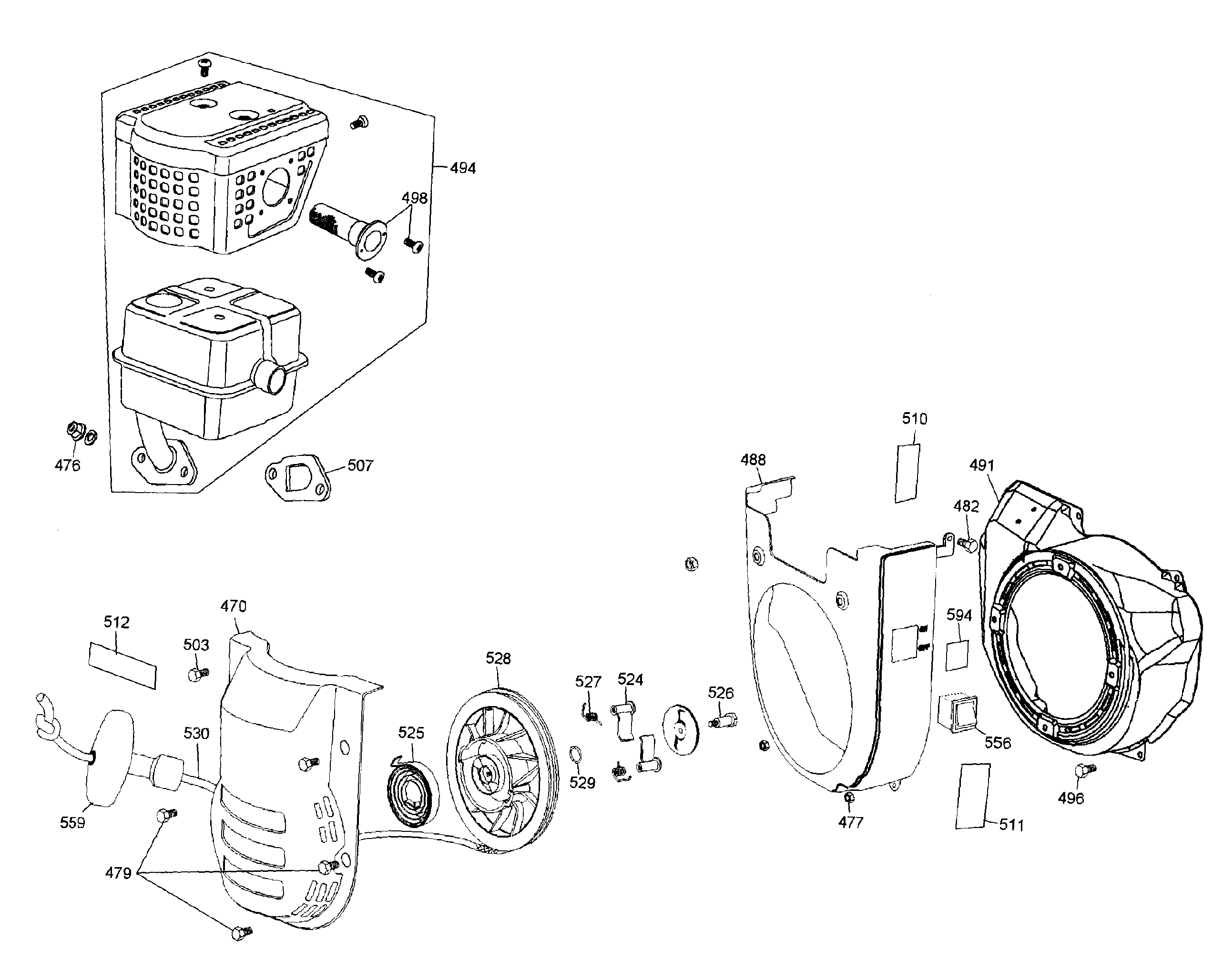 DeWalt D55684 TYPE 1 engine 1 diagram