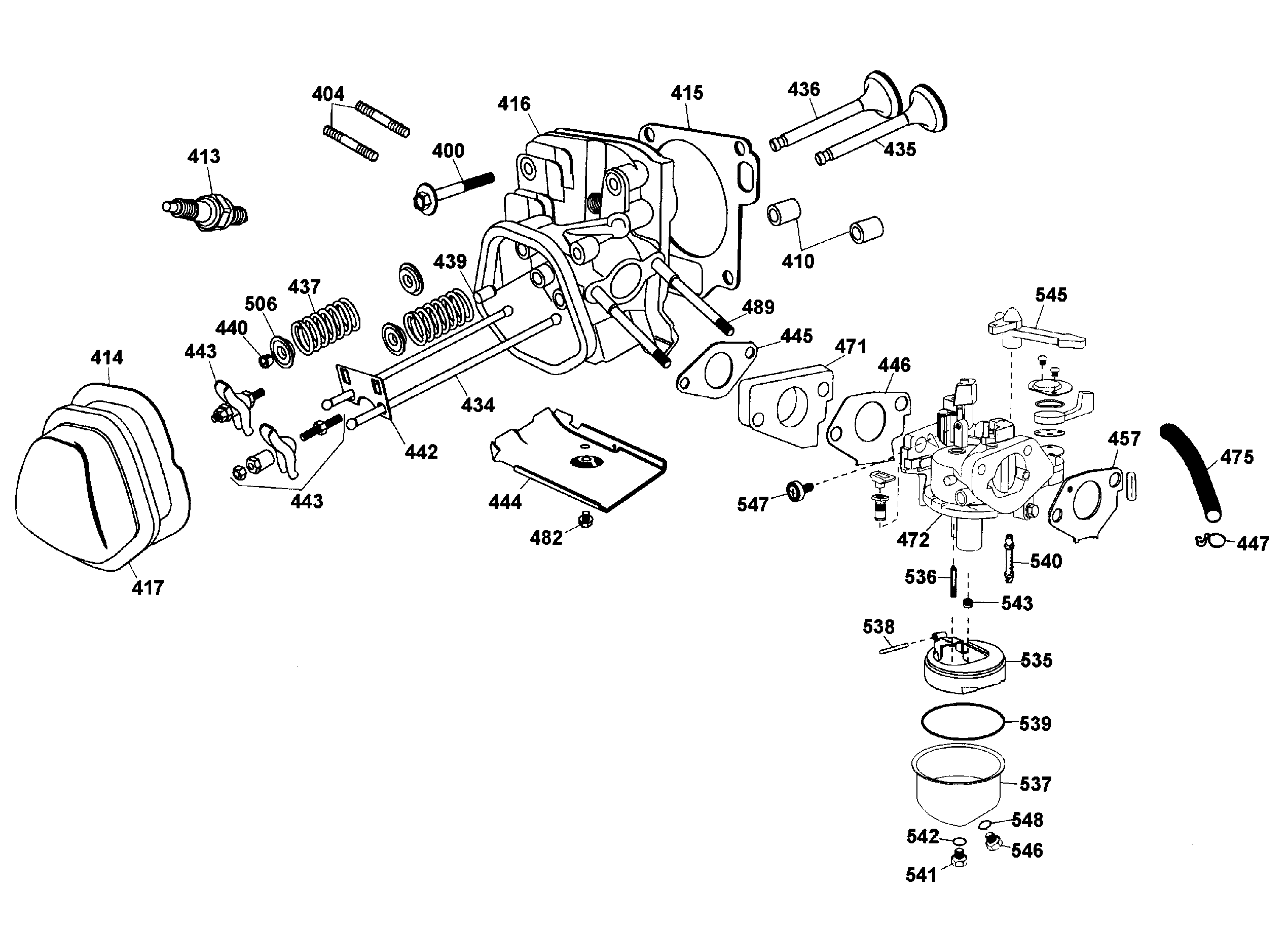 DeWalt D55684 TYPE 1 engine 2 diagram