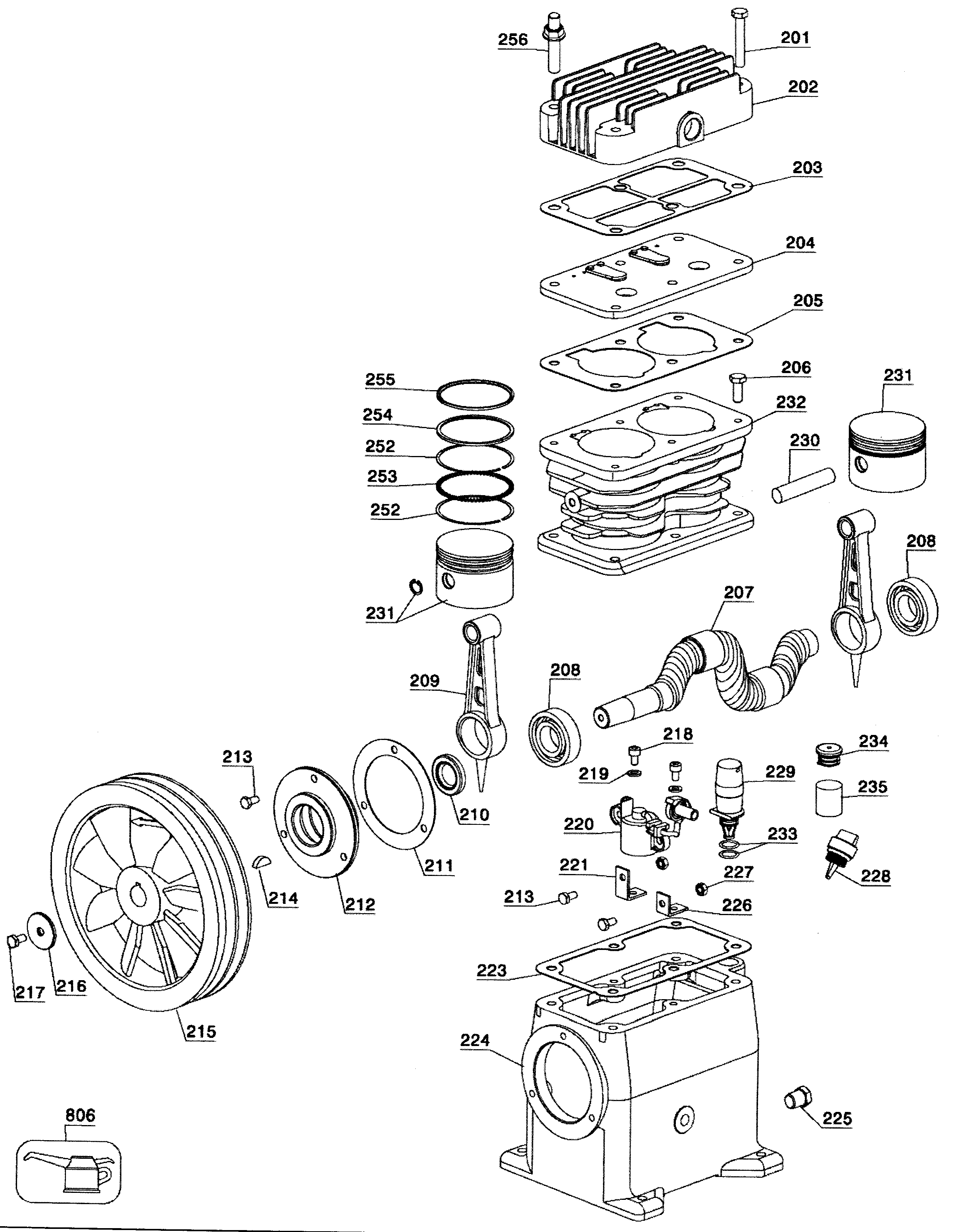 DeWalt D55684 TYPE 1 pump diagram