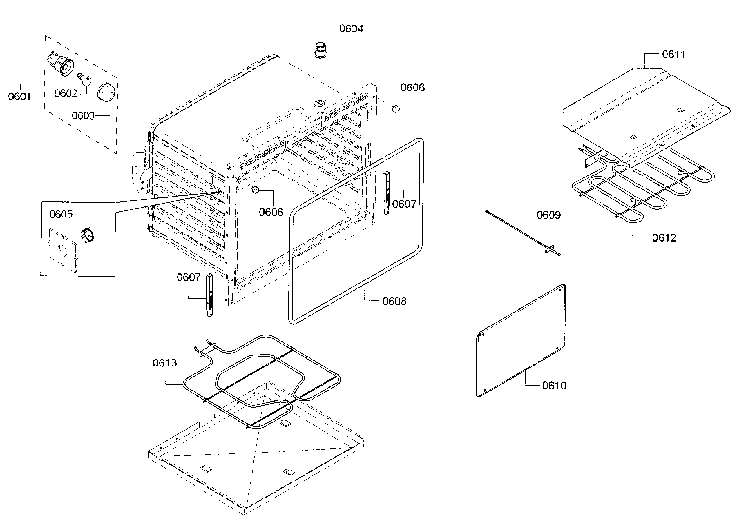 Bosch HBL8651UC/01 cavity diagram
