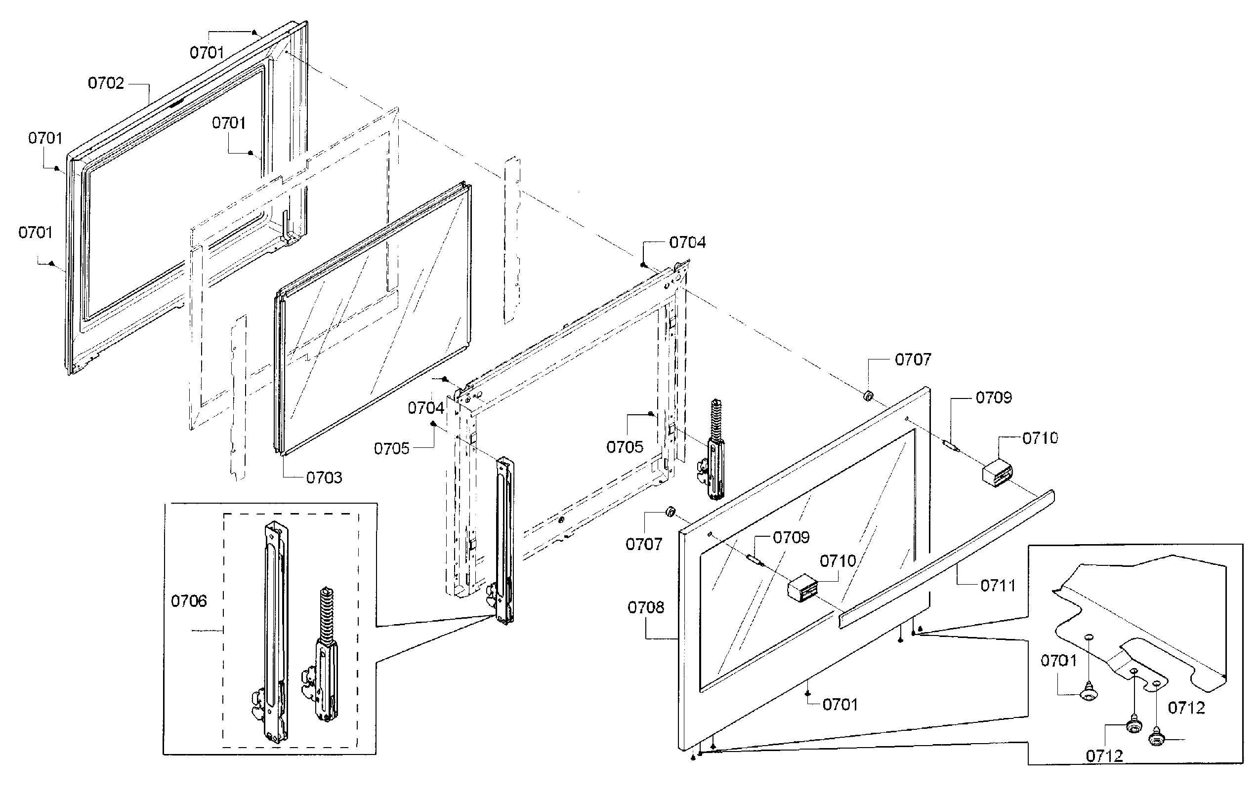 Bosch HBL8651UC/01 door diagram