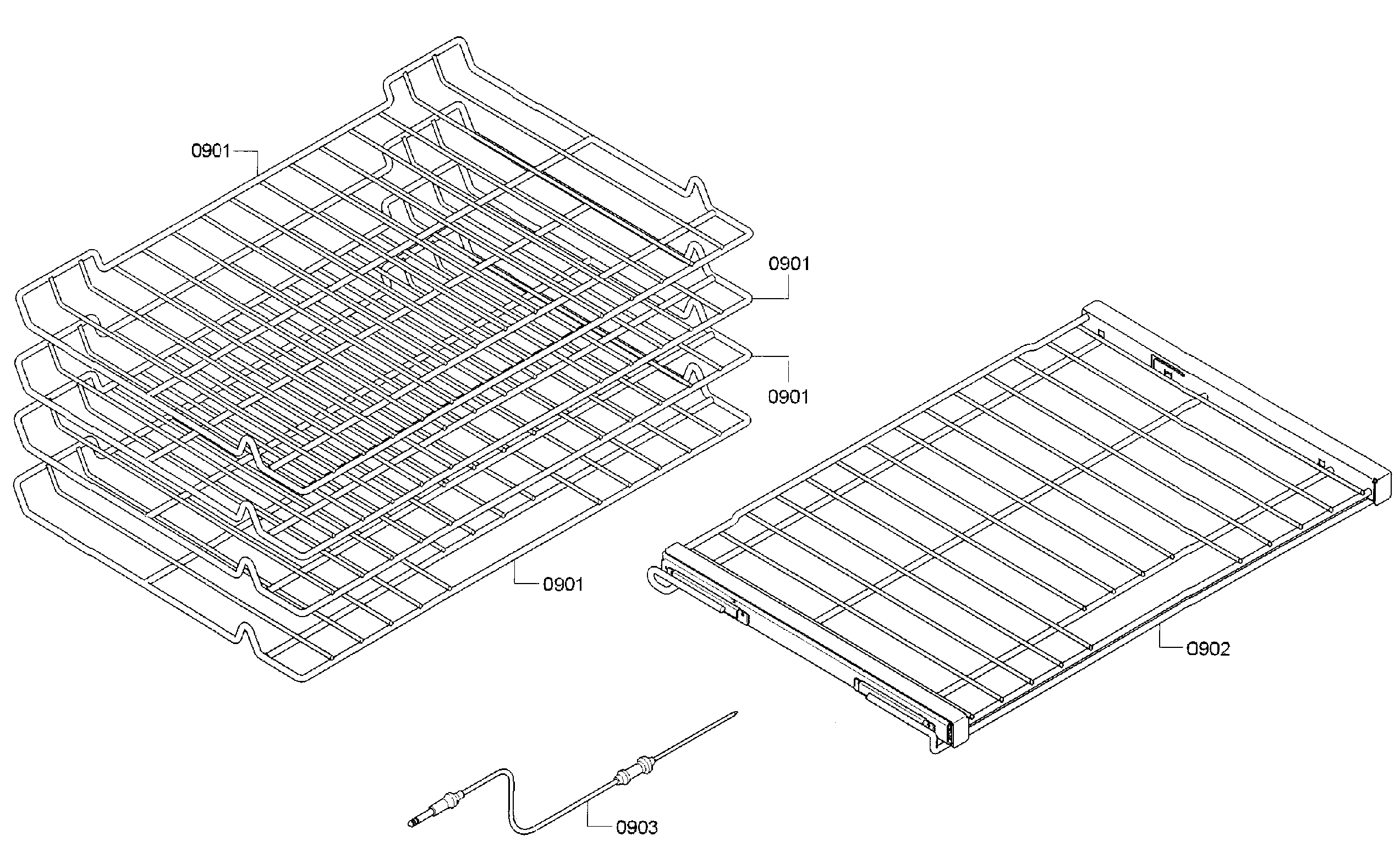 Bosch HBL8651UC/01 shelf diagram