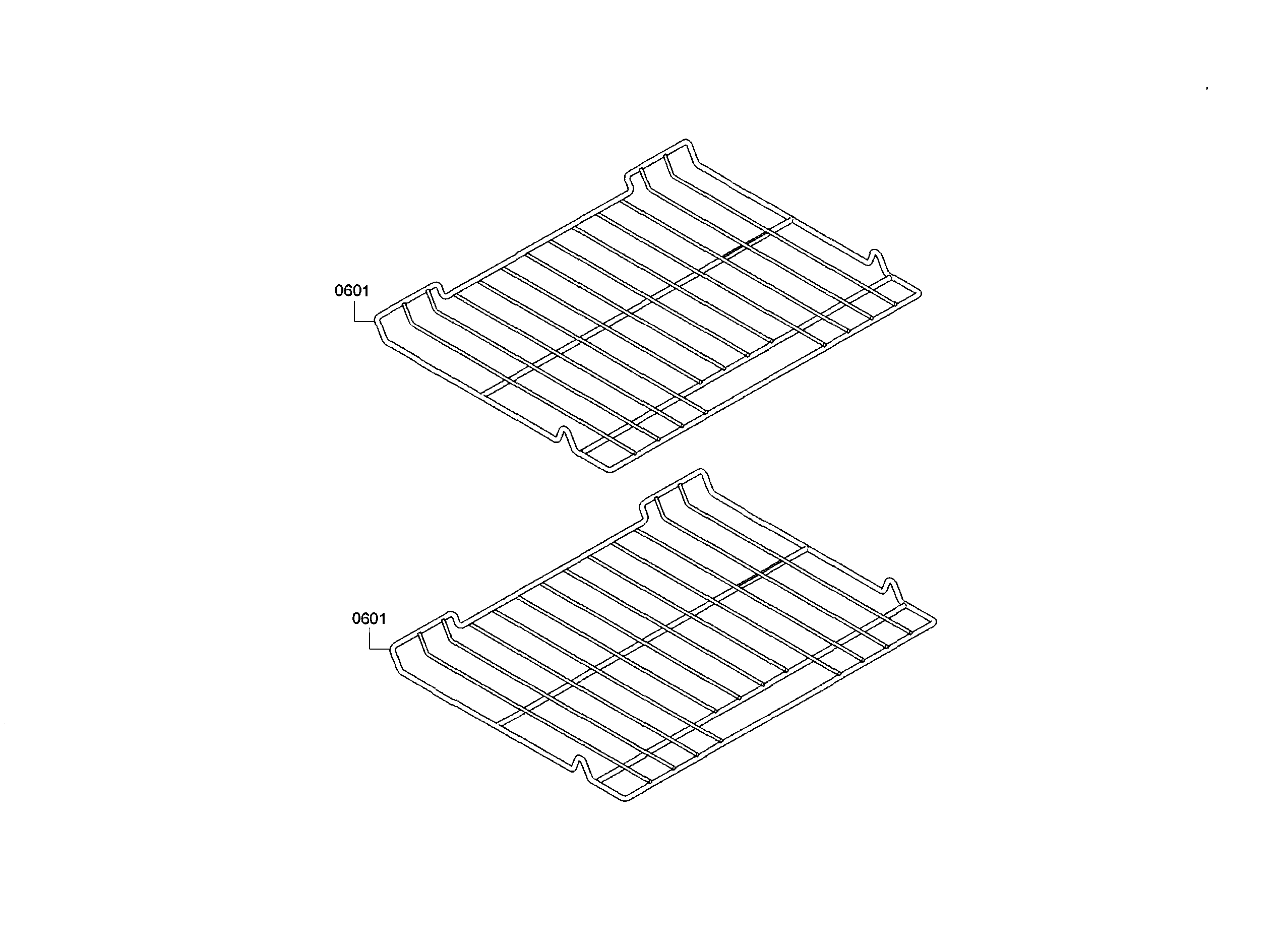 Bosch HBN5451UC/01 shelf diagram