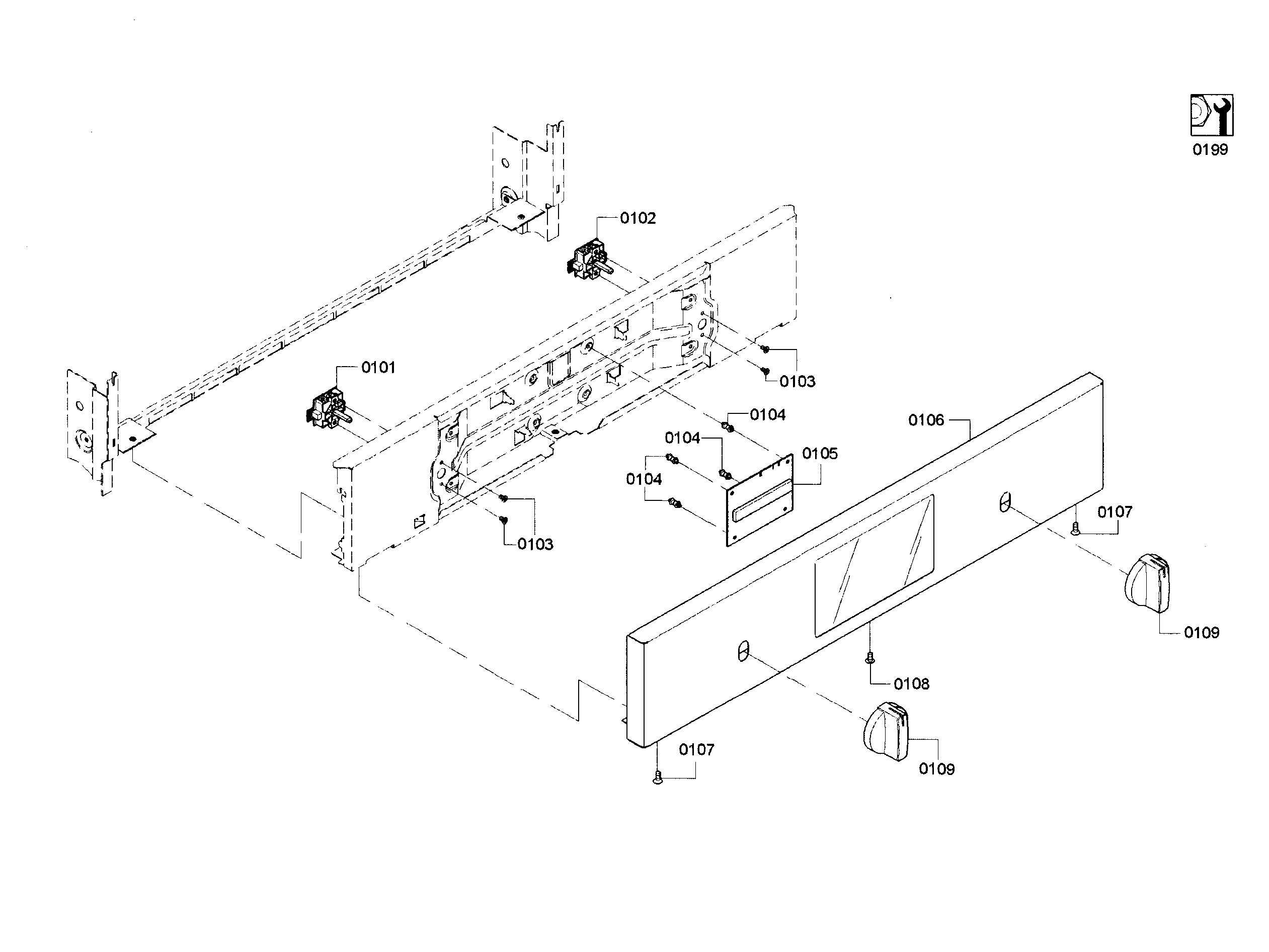 Bosch HBN5651UC/01 control panel diagram