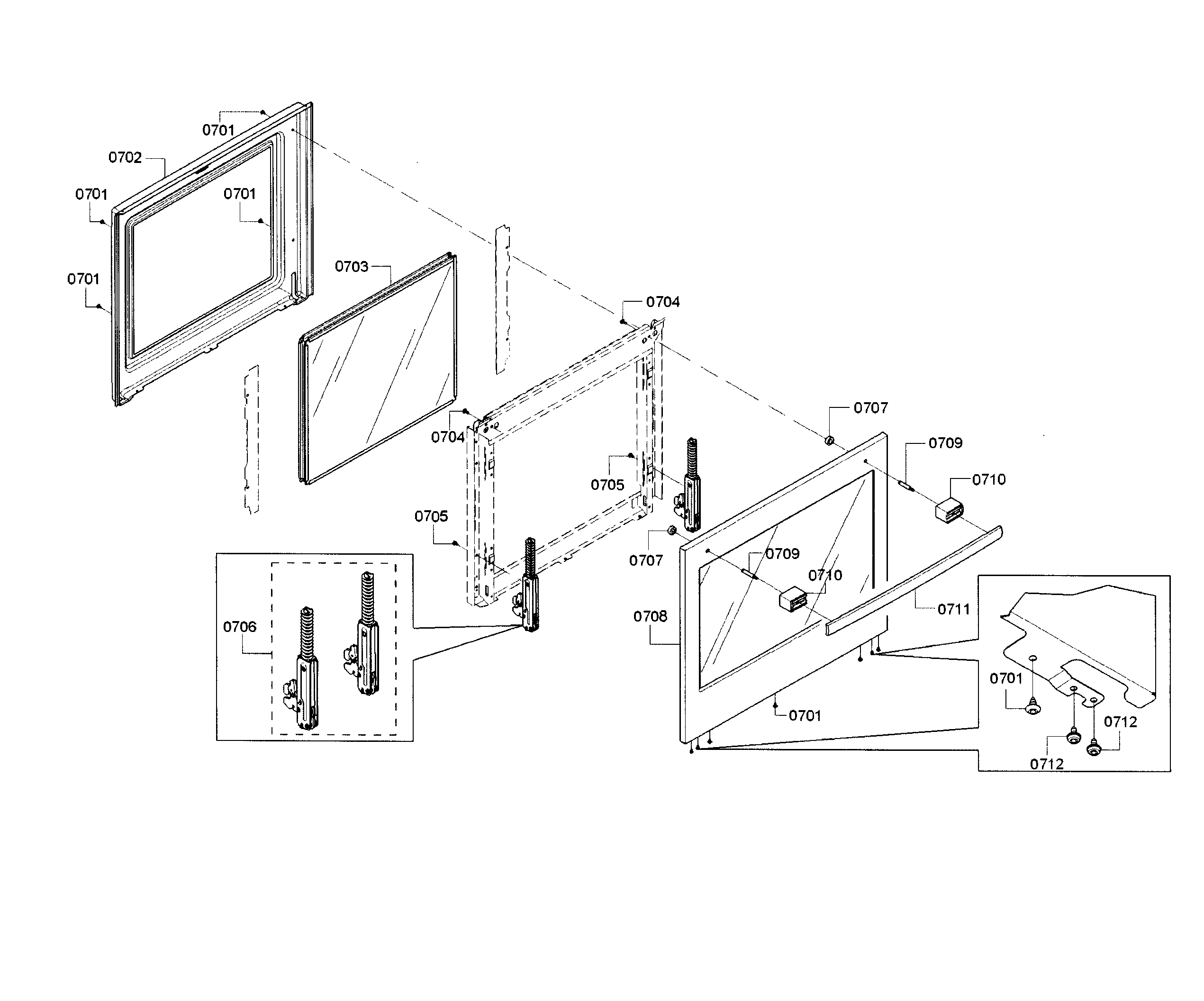 Bosch HBN5651UC/01 door-lower diagram