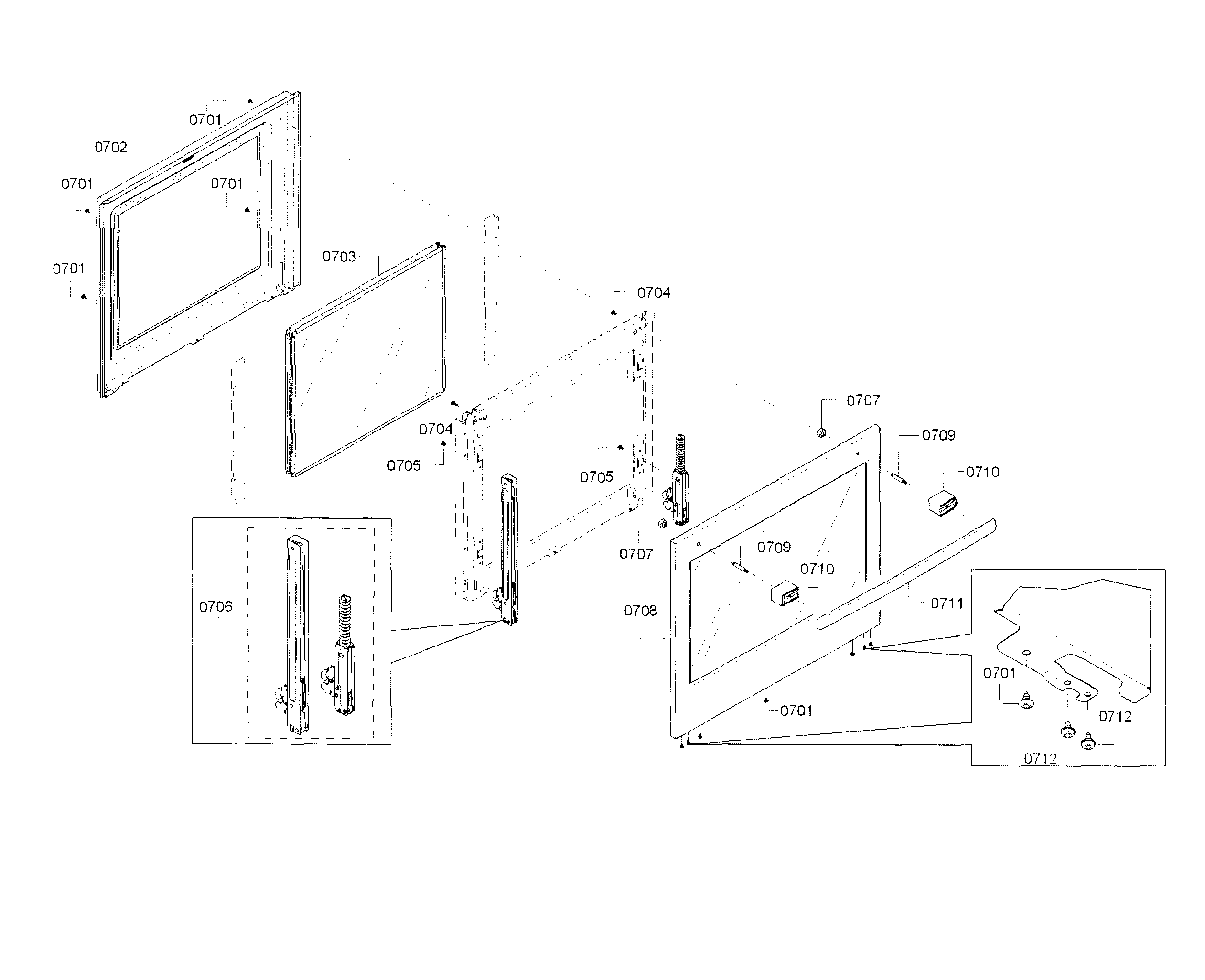 Bosch HBN8651UC/01 door-lower diagram
