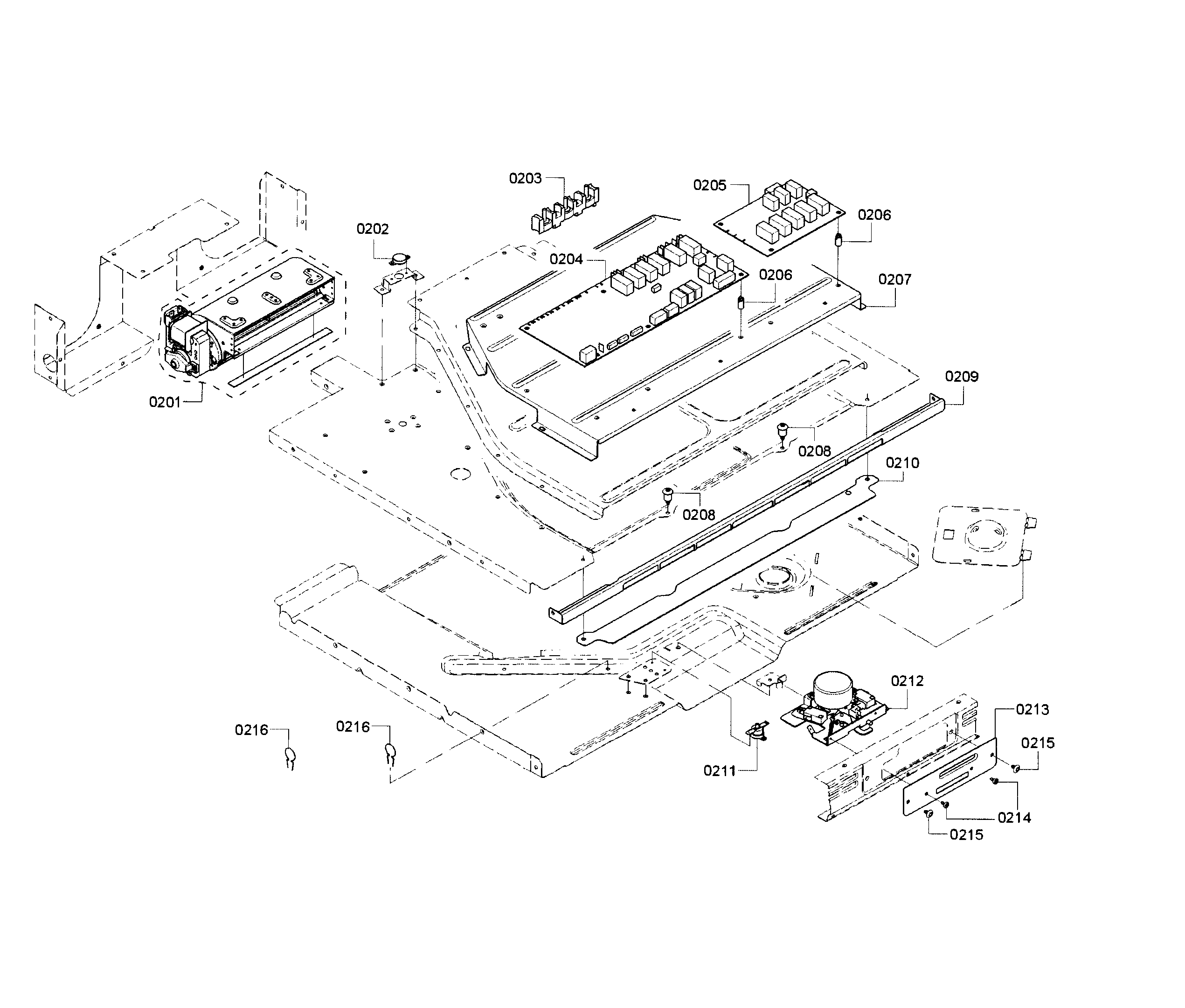 Bosch HBL8661UC/01 pcb diagram