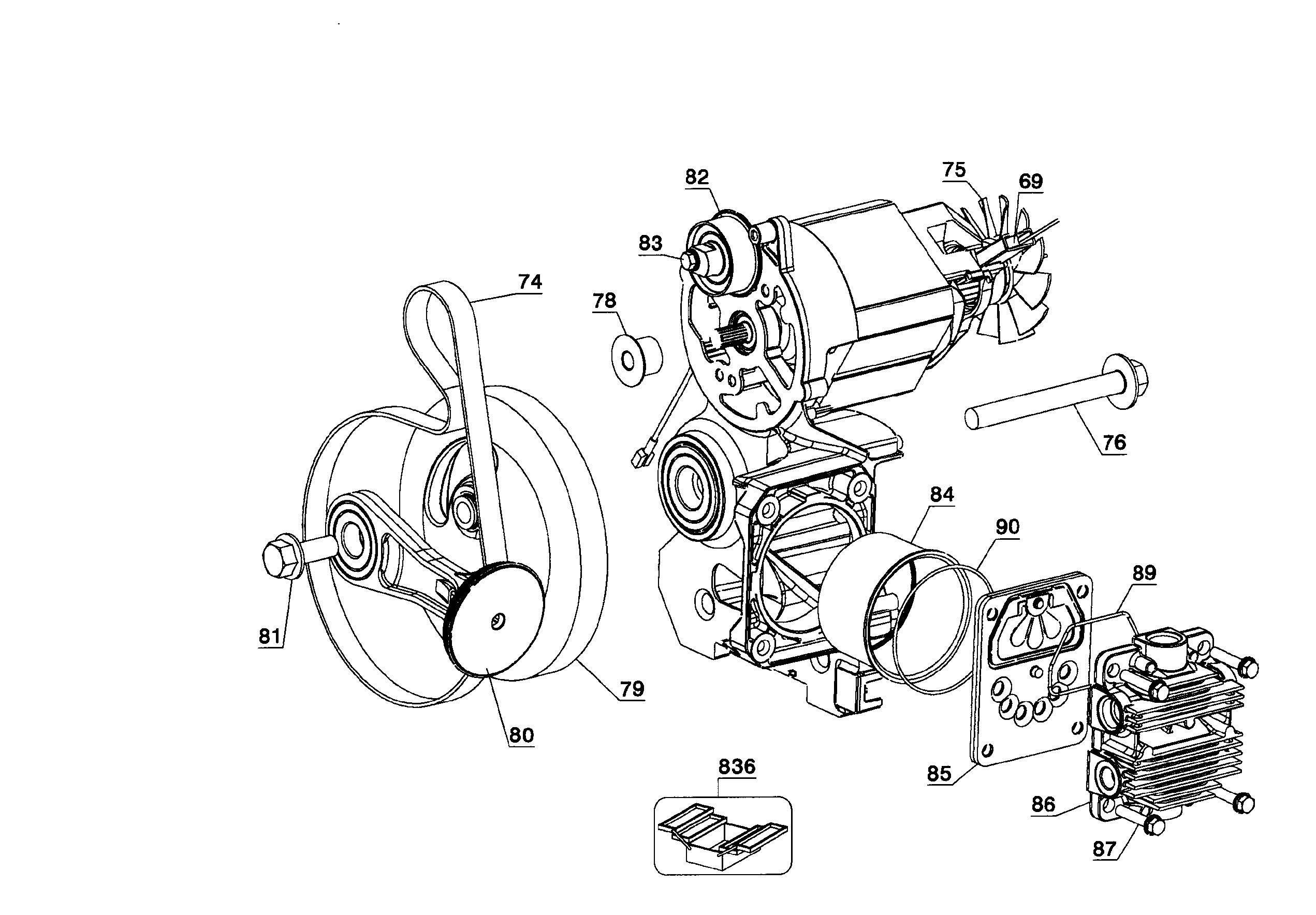 DeWalt D55167 TYPE 4 motor diagram