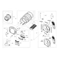 Samsung DV45H6300GW/A3-00 dryer parts | Sears PartsDirect