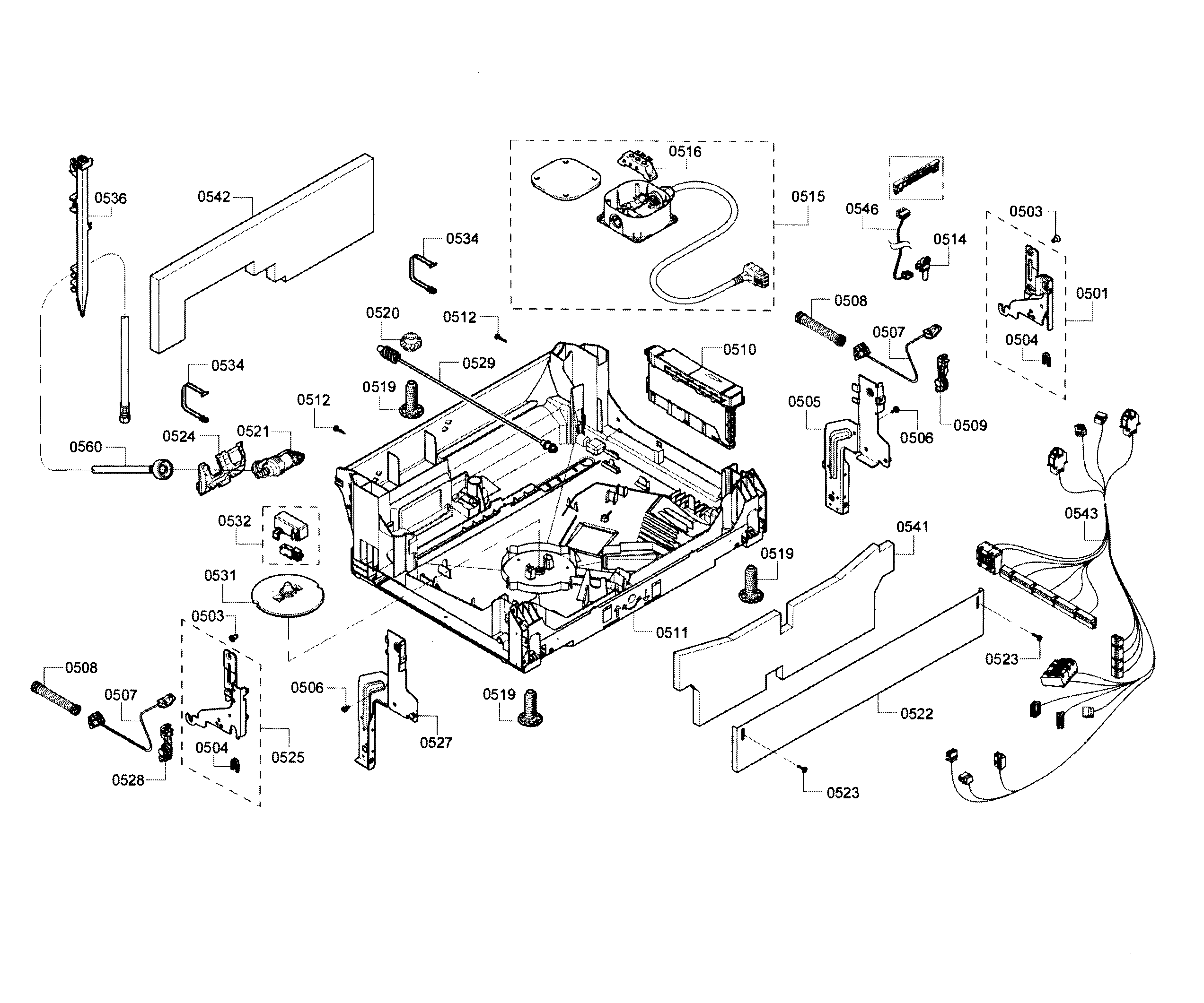 Bosch SHX68T56UC/02 base diagram