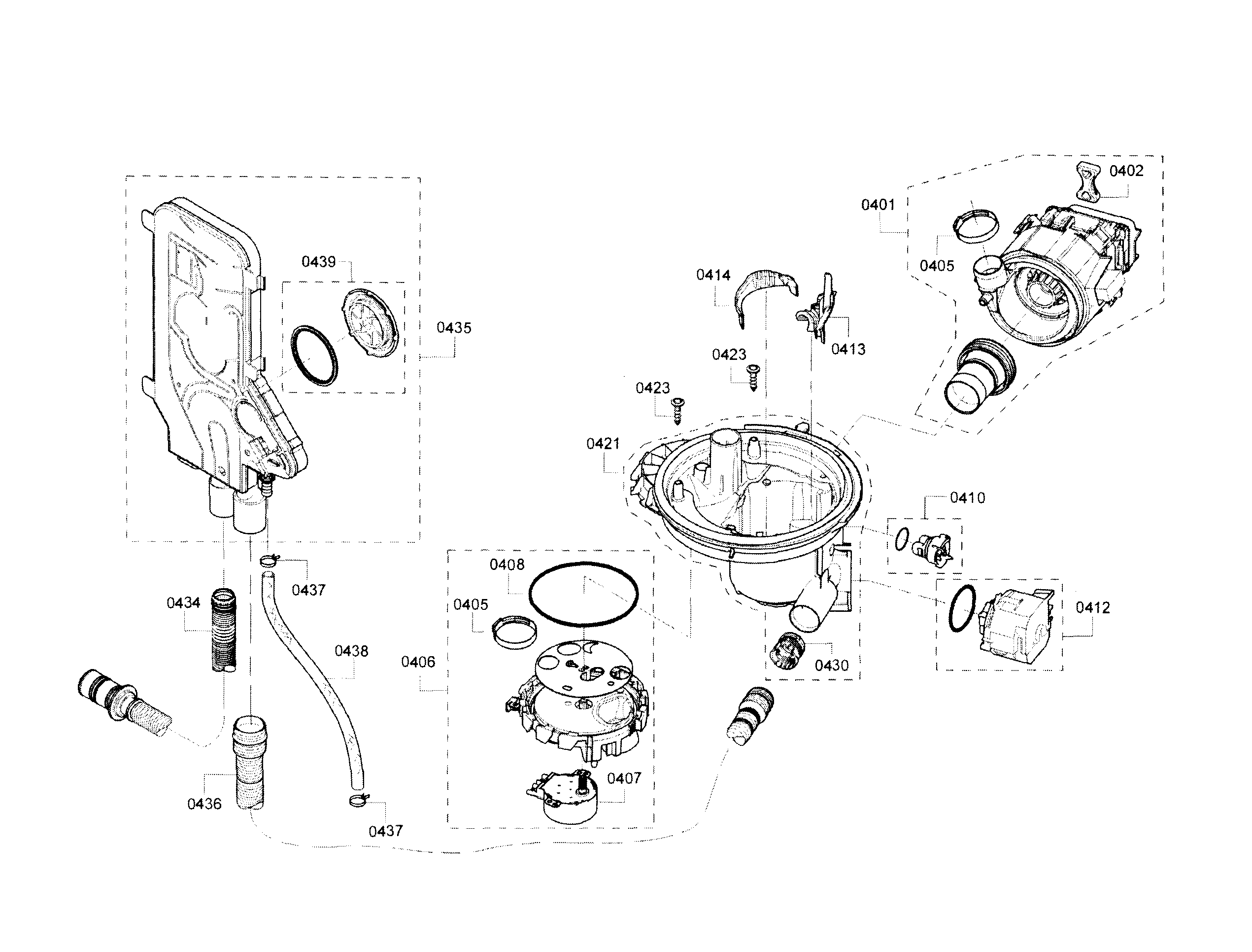 Bosch SHE68T52UC/02 pump diagram