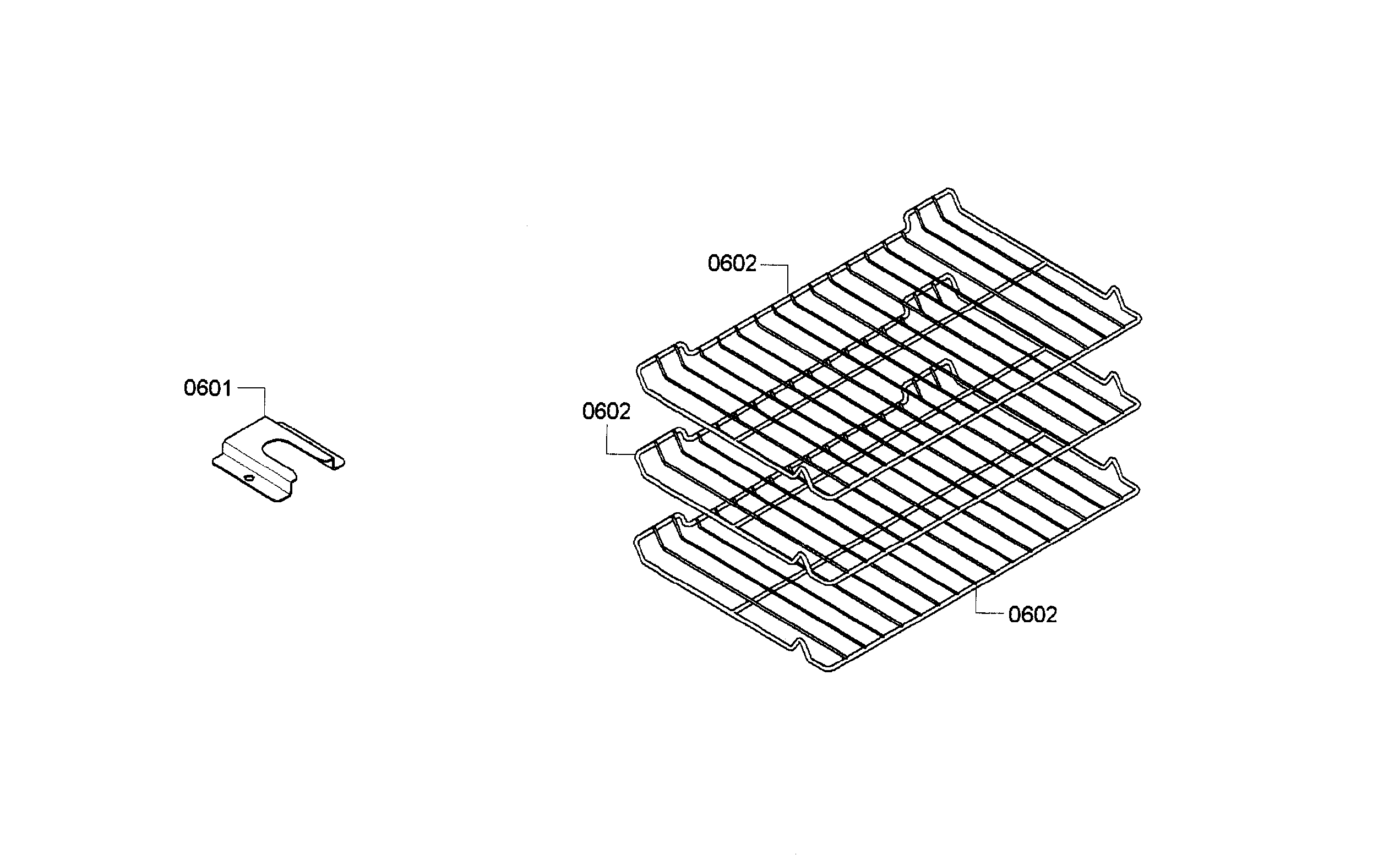 Bosch HEI7052U/07 shelf assy diagram