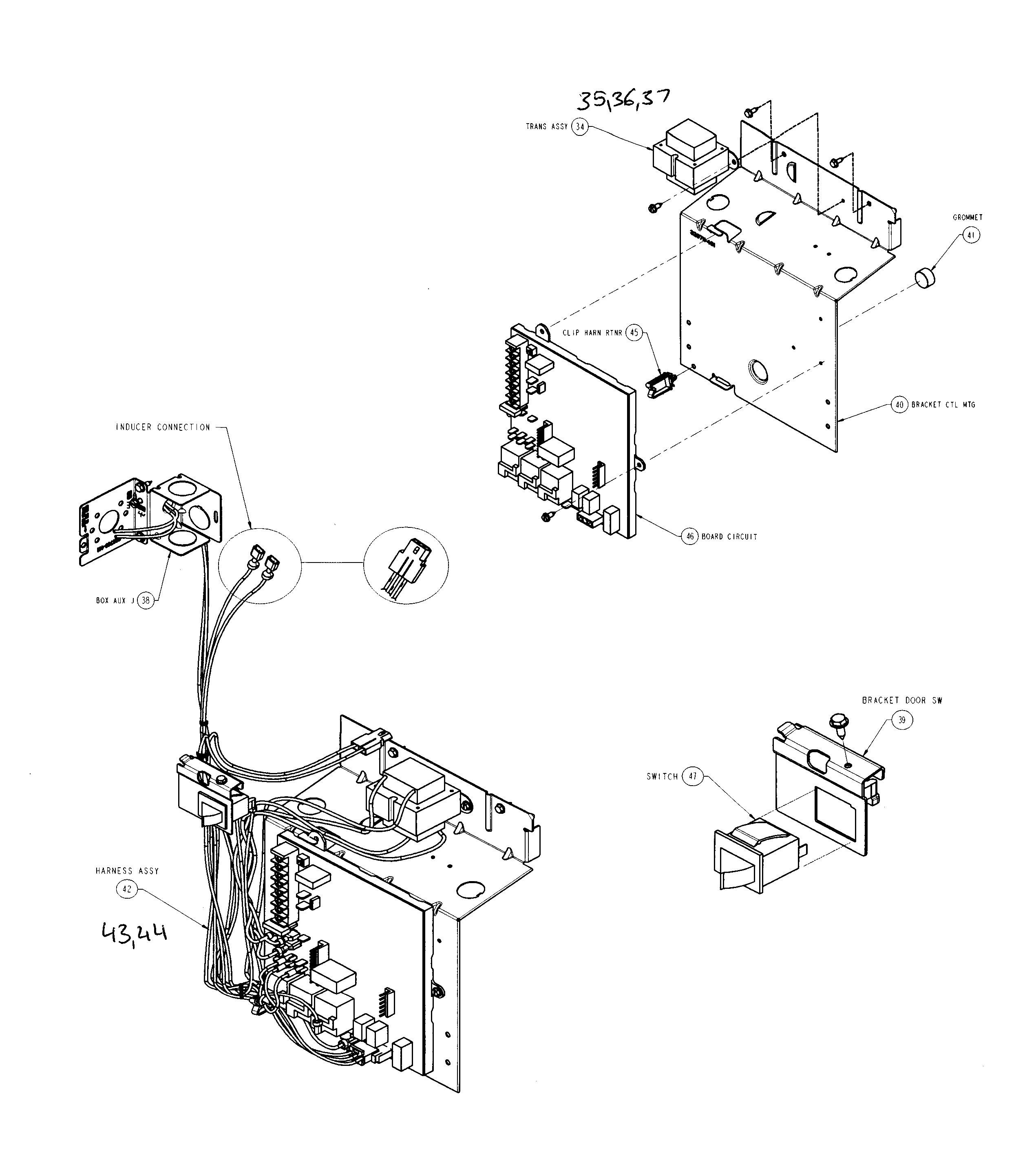 Carrier 58CVA070---12112 control box diagram