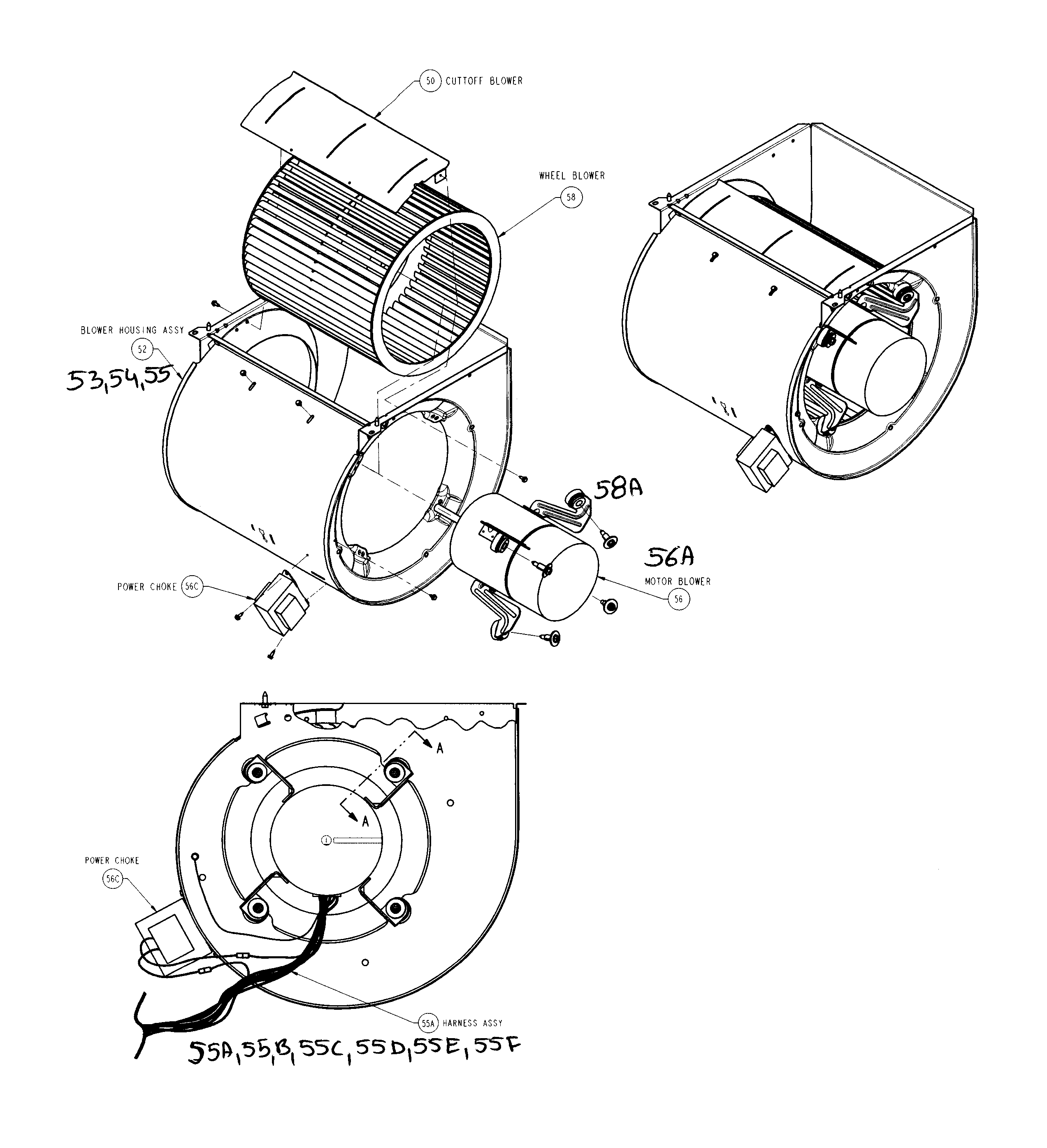 Carrier 58CVA090---14116 blower diagram