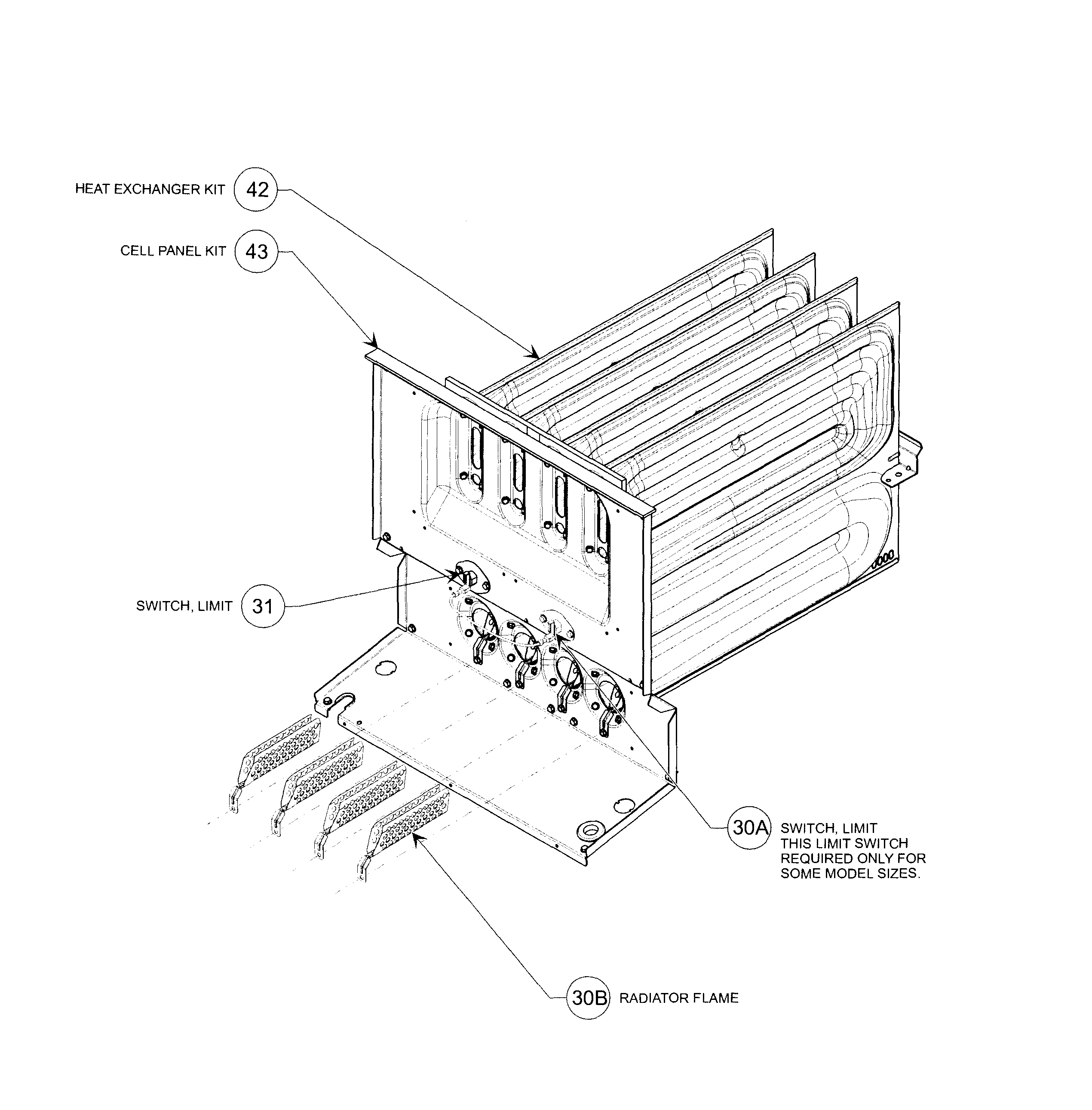 Carrier 58CVA090---16116 heat exchange diagram