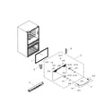 Samsung RF28HMEDBSR/AA-02 door-freezer diagram