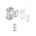 Samsung RF28HMEDBSR/AA-02 door r-refrigerato diagram