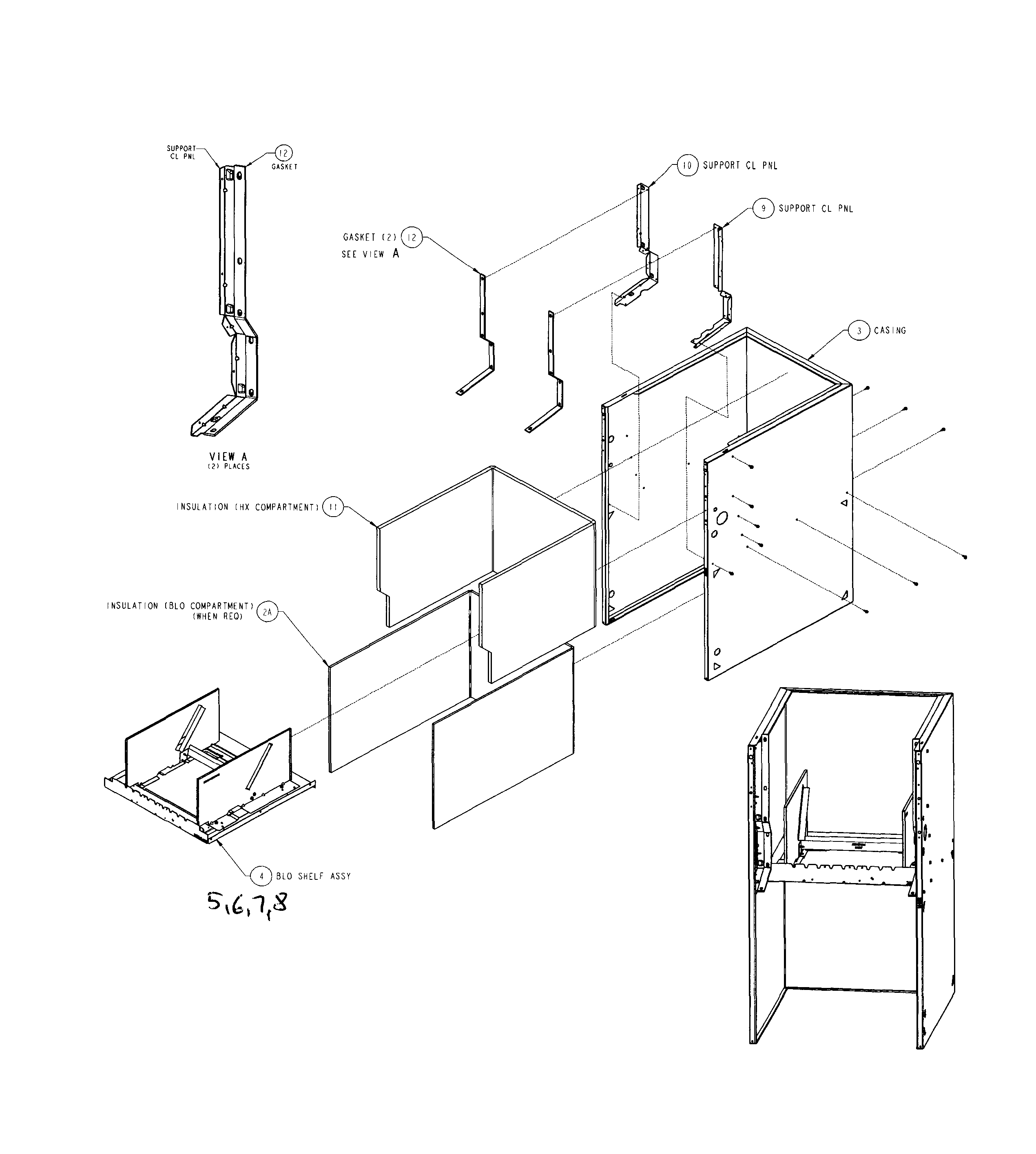 Carrier 58CVA110---14120 casing diagram