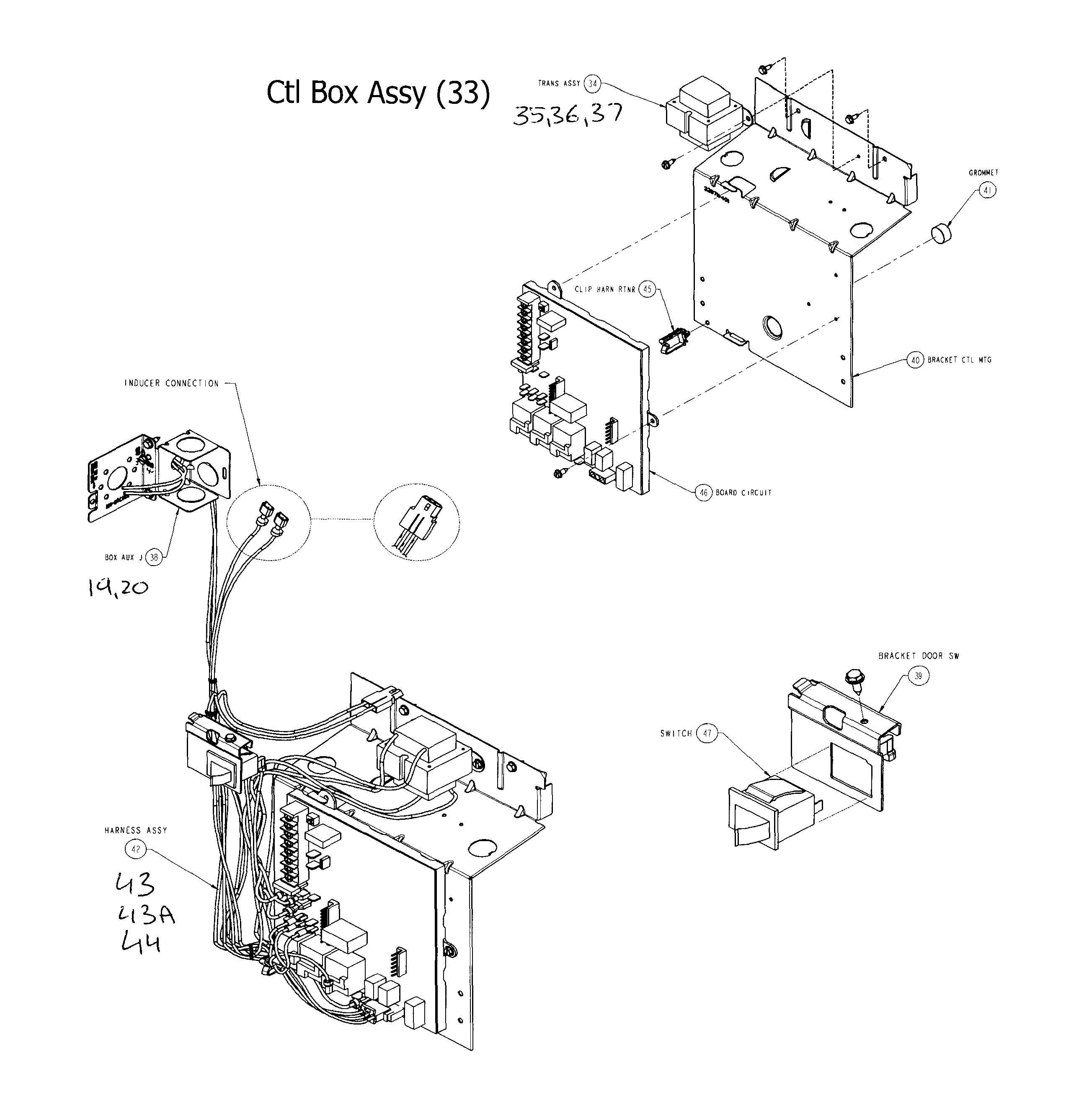 Carrier 58CVA110---14120 control box diagram