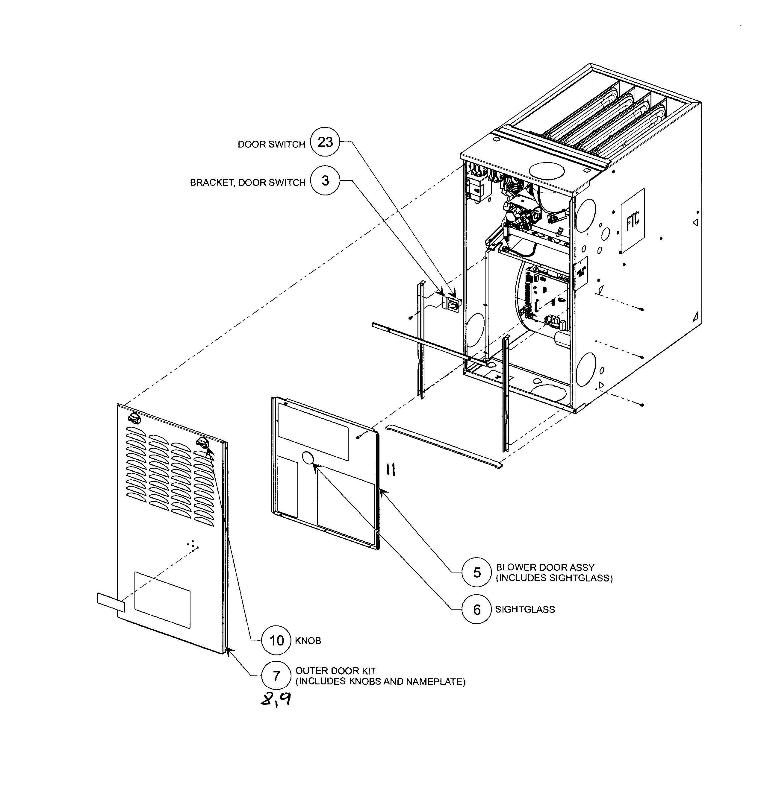 Carrier 58CVA110---16120 cabinet diagram