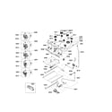 Bosch HGS3053UC/04 valve assy diagram
