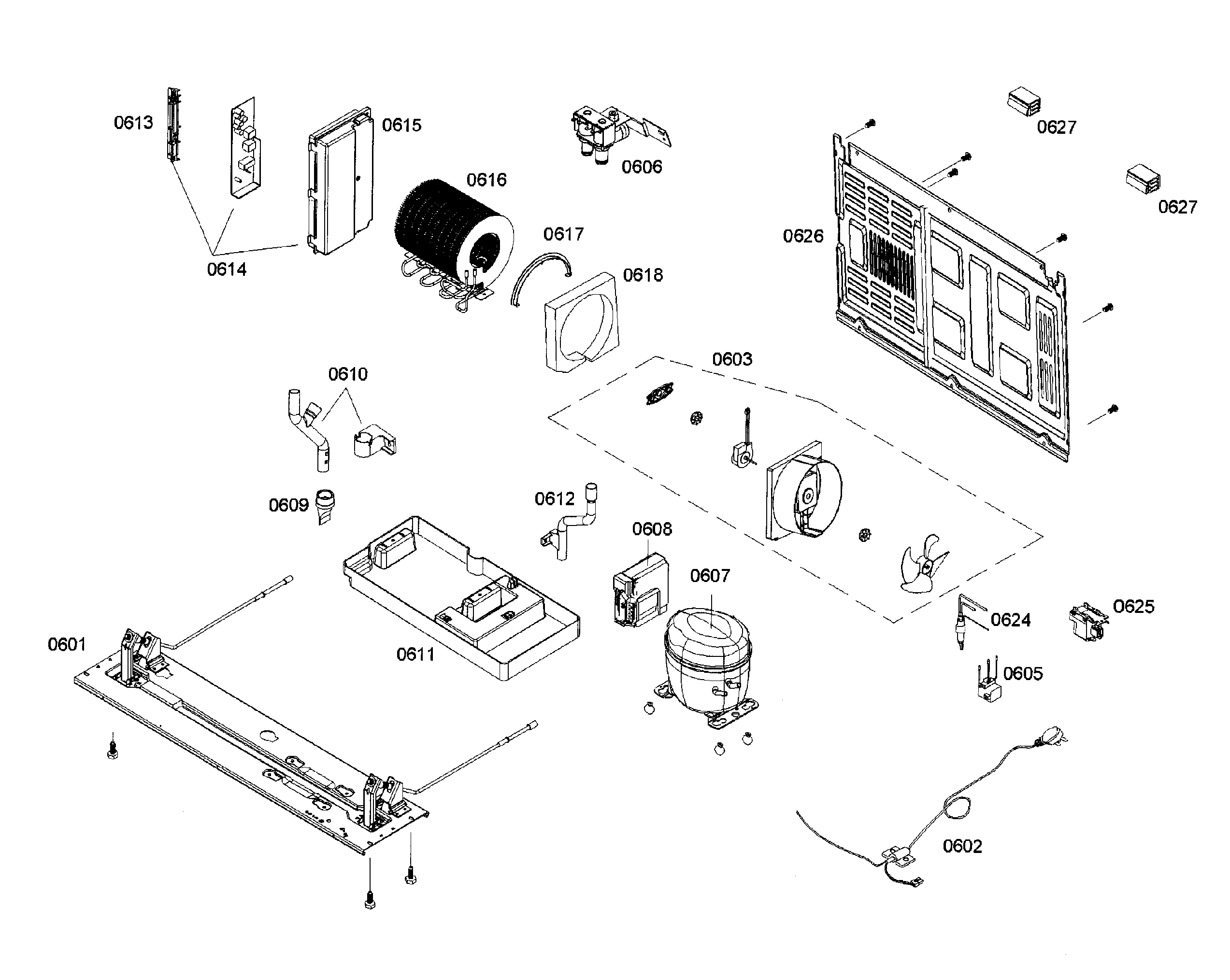Bosch B22CS50SNB/05 compressor diagram
