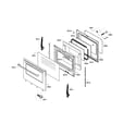 Bosch HGS3053UC/09 door assy diagram