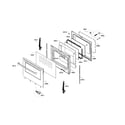 Bosch HGS3053UC/10 door assy diagram