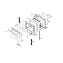 Bosch HGS3053UC/13 door assy diagram