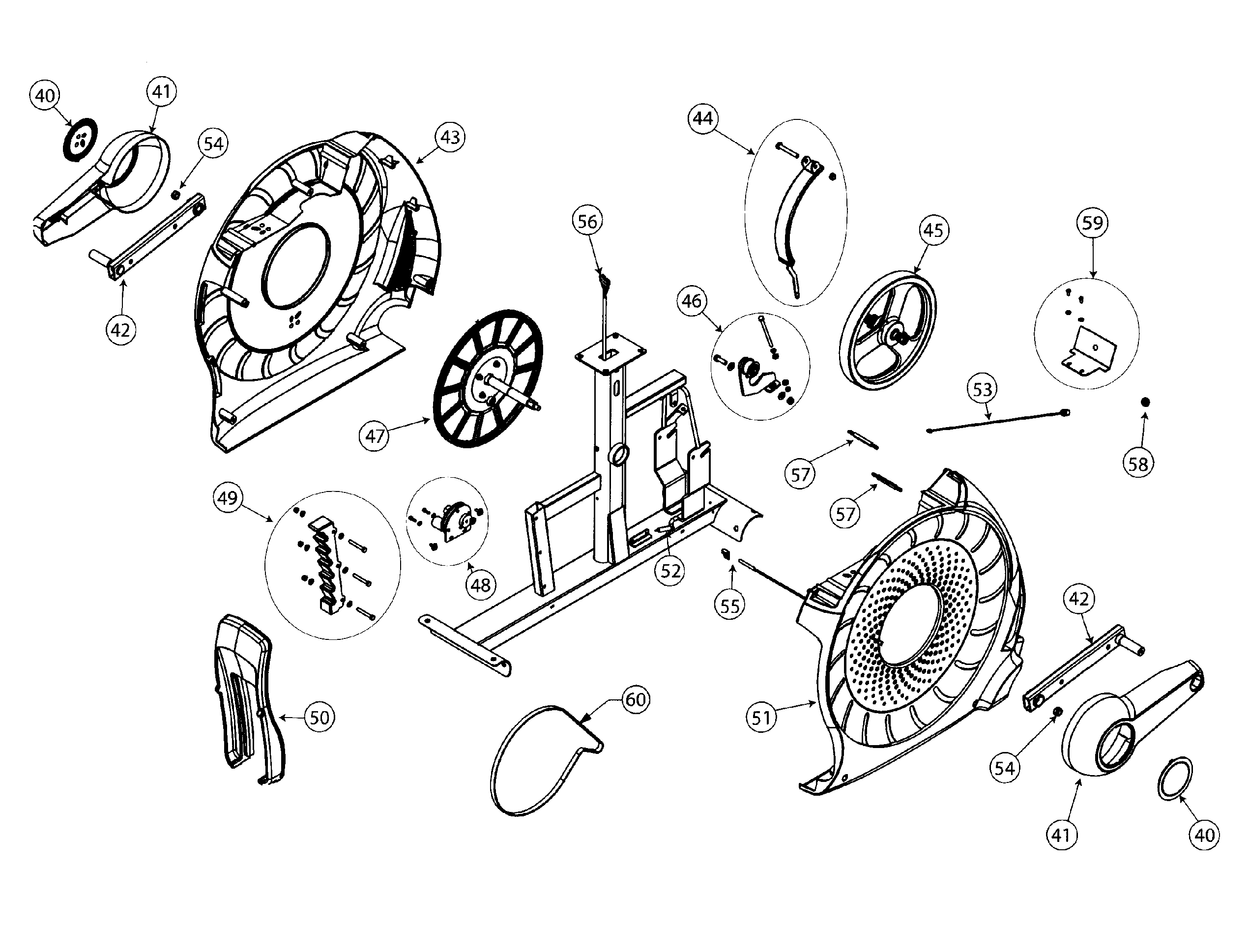 Schwinn 100326 frame assy diagram