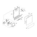 Bosch SGE63E06UC/86 door assy diagram