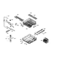Bosch SGE63E15UC/74 rack assy diagram